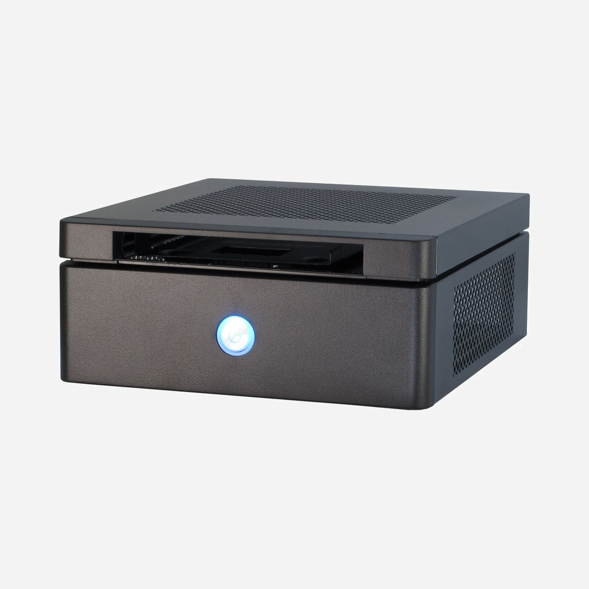 Inter-Tech ITX-603 Mini Tower Noir 60W : Mini-ITX, 1x 5.25", 2x 2.5", Alimentation Externe 60W, 195x215x82mm, Ventilateur Latéral 50mm, ATX, 2x SATA, Molex, Noir - Inter-Tech ITX-603. Format: Mini Tower, Type: PC, Couleur du produit: Noir. Alimentation d'énergie: 60 W, Emplacement d'alimentation: Externe. Pris en charge des diamètres des ventilateurs latérals: 50 mm. Tailles de disques durs supportées: 2.5". Largeur: 195 mm, Profondeur: 215 mm, Hauteur: 82 mm