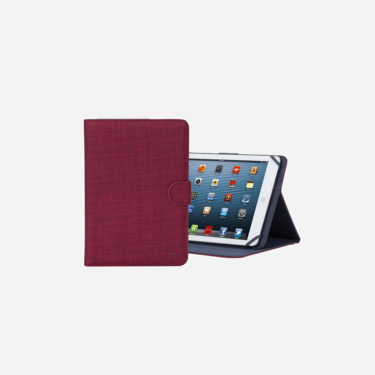 Rivacase 3317-RED Etui Folio Rouge 10.1" (25.6 cm) Microfibre/Polyester - Compatible Acer, Apple iPad Air 2, Asus, Lenovo, Samsung, Sony - Résistant Chocs/Poussière/Rayures - Rivacase 3317 RED. Type d'étui: Folio, Compatibilité de marque: Toutes marques, Compatibilité: Acer Iconia Tab A3-A30 Apple iPad Air 2 Asus ZenPad 10 Z300C Lenovo TAB 2 A10-70L Samsung..., Taille maximale de l’écran: 25,6 cm (10.1"), Nombre de positions debout: 1. Poids: 350 g