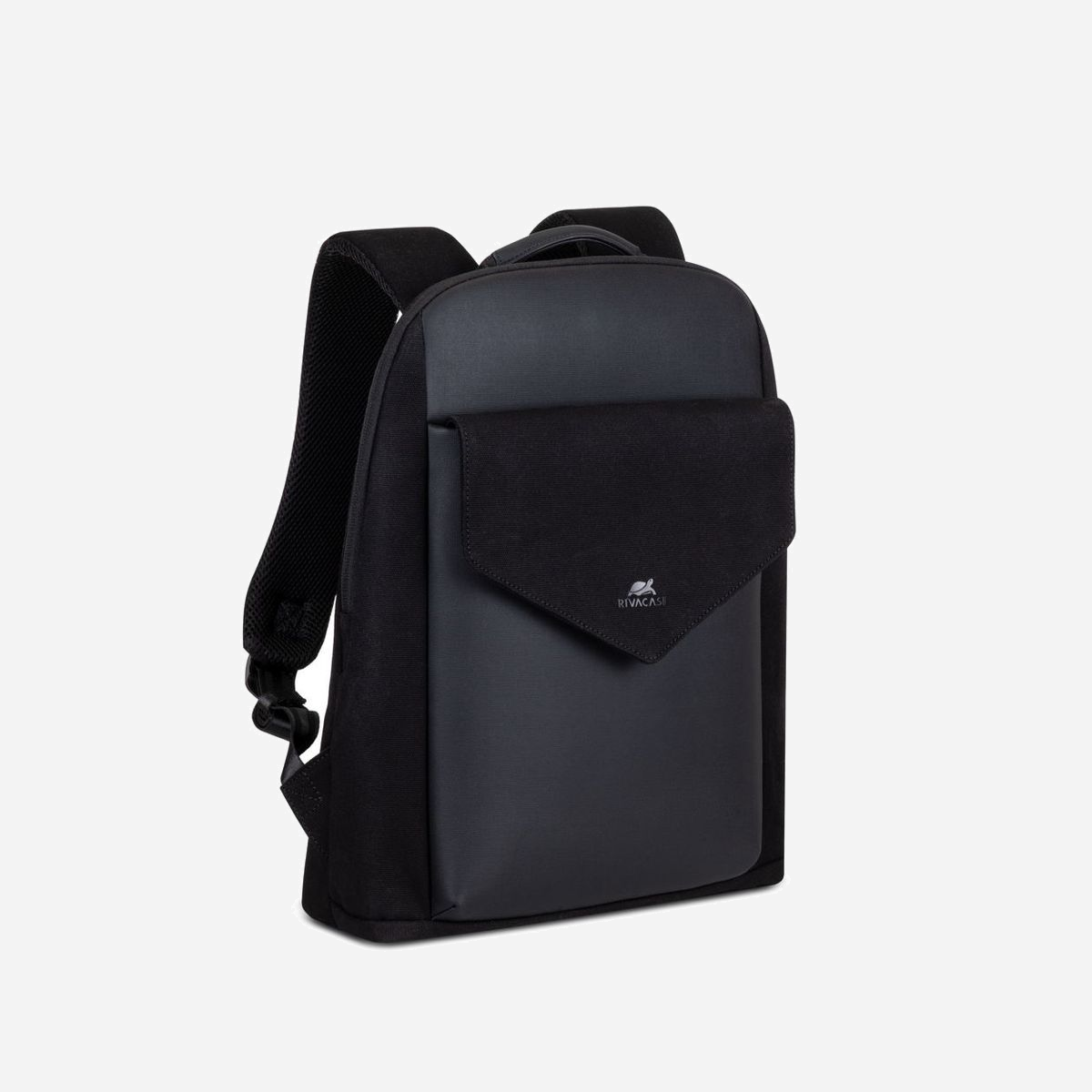 Rivacase 8524-BLACK Sac à dos 14" (35.6cm) Noir Toile/Polyester/Polyuréthane Unisexe, Compartiment Tablette, Dimensions internes 250x35x365mm, 640g - Rivacase 8524. Type d'étui: Sac à dos, Taille maximale de l’écran: 35,6 cm (14"), Portable à là main, Sangle épaule. Poids: 640 g. Coloration de surface: Monochromatique