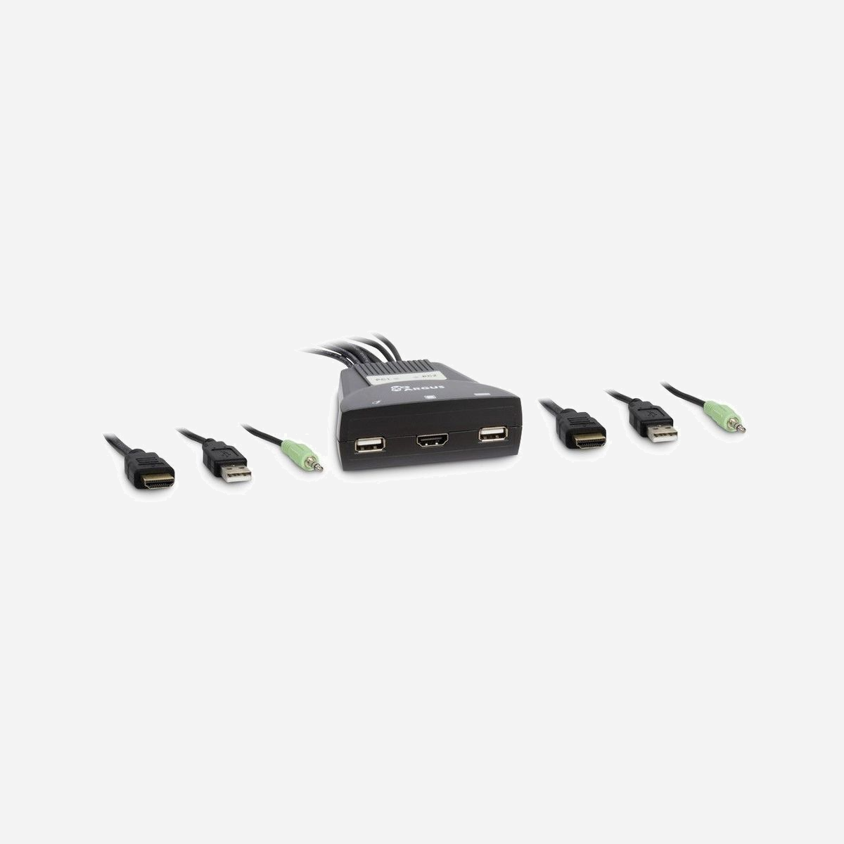 Inter-Tech 88887340 Commutateur KVM 2 ports HDMI USB 2K Ultra HD (2048x1536) 60Hz, Clavier/Souris USB, MTBF 120000h, Noir - Inter-Tech 88887340. Port clavier: USB, Port souris: USB, Port vidéo: HDMI. Type HD: 2K Ultra HD, Résolution maximale: 2048 x 1536 pixels, Largeur de bande vidéo: 60 Hz. Couleur du produit: Noir, Matériau du boîtier/corps: Plastique, Temps moyen entre pannes: 120000 h. Largeur: 85 mm, Profondeur: 80 mm, Hauteur: 30 mm. Poids du paquet: 360 g