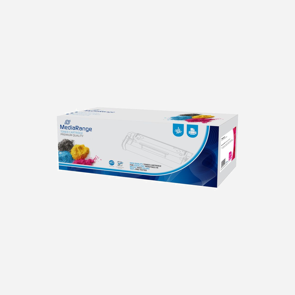 MediaRange MRHPTCE413A Cartouche Toner Magenta Haute Capacité (2600 pages) pour HP LaserJet Pro 300/400 Series (CE413A/305A) - MediaRange MRHPTCE413A. Rendement par page de toner de couleur: 2600 pages, Couleurs d'impression: Magenta, Quantité: 1 pièce(s)