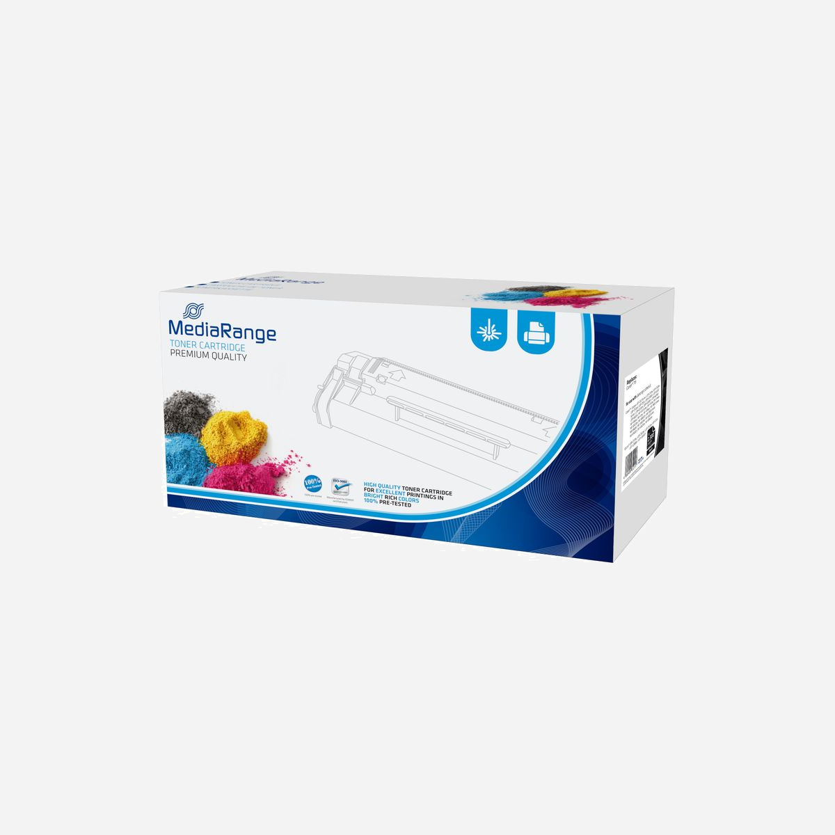 MediaRange MRCAT719 Cartouche Toner Noir, Rendement 2300 Pages, Compatibilité Canon i-Sensys LBP-250 Series et MF 410 Series, Réf. 719 - MediaRange MRCAT719. Rendement par page de toner noir: 2300 pages, Couleurs d'impression: Noir, Quantité: 1 pièce(s)