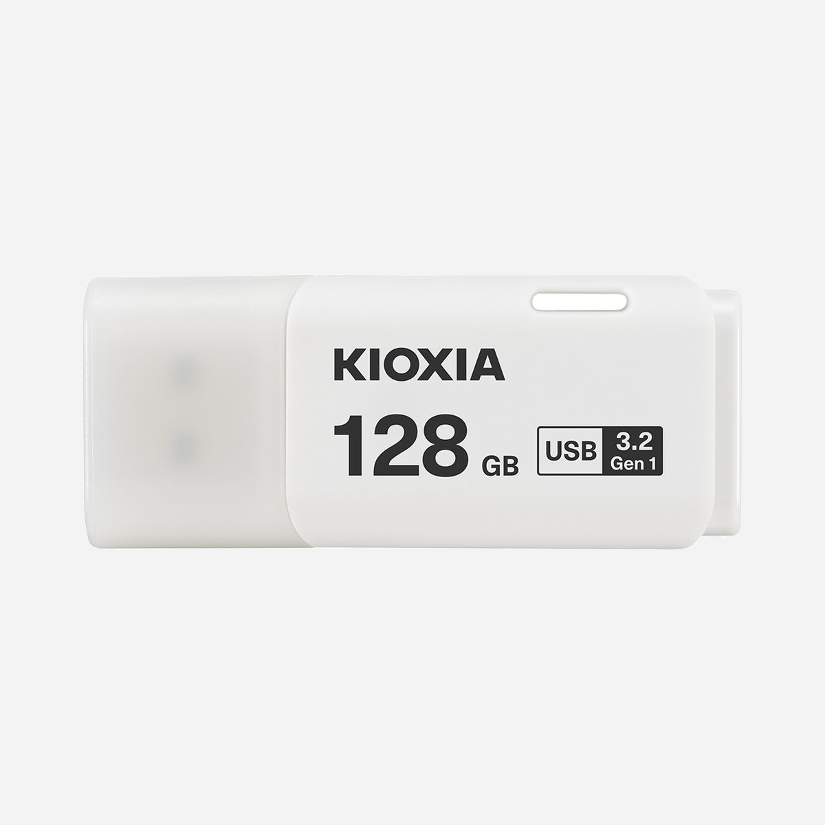 Kioxia TransMemory U301 - Clé USB 128 Go USB Type-A 3.2 Gen 1 - Dimensions 51.4x21.4x8.4mm - Compatible Windows/macOS - Blanc - LU301W128GG4 - Kioxia TransMemory U301. Capacité: 128 Go, Interface de l'appareil: USB Type-A, Version USB: 3.2 Gen 1 (3.1 Gen 1). Format: Casquette. Poids: 8 g. Couleur du produit: Blanc