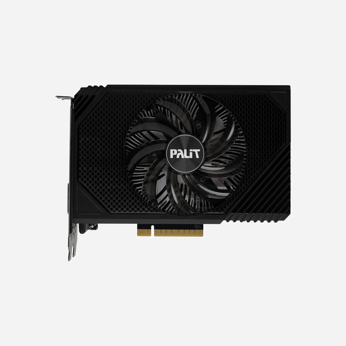 Palit GeForce RTX 3050 StormX 8GB GDDR6, 128-bit, 1777MHz Boost, PCIe 4.0, DisplayPort 1.4a, HDMI 2.1, Refroidissement Actif 1 Ventilateur - Palit GeForce RTX 3050 StormX. Processeur graphique famille: NVIDIA, Processeur graphique: GeForce RTX 3050, Fréquence du processeur: 1552 MHz. Mémoire carte graphique distincte: 8 Go, Type de mémoire de l'adaptateur graphique: GDDR6, Mémoire Bus: 128 bit. Résolution maximale: 7680 x 4320 pixels. Version DirectX: 12 Ultimate, Version OpenGL: 4.6, DVI dual-link. Type d'interface: PCI Express 4.0. Type de refroidissement: Actif, Nombre de ventilateurs: 1 ventilateur(s), Couleur de l'éclairage: Multi