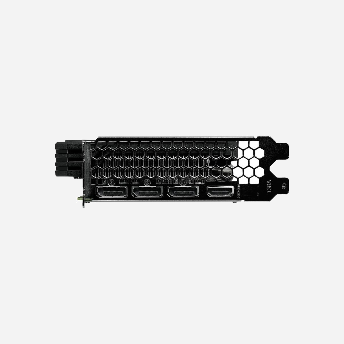 Gainward GeForce RTX 4060 Ti 8 Go GDDR6, Fréquence 2310 MHz, Boost 2535 MHz, 4352 Cœurs CUDA, PCIe 4.0, 1x HDMI 2.1a, 3x DisplayPort 1.4a - Gainward GeForce RTX 4060 Ti. Processeur graphique famille: NVIDIA, Processeur graphique: GeForce RTX 4060 Ti, Fréquence du processeur: 2310 MHz. Mémoire carte graphique distincte: 8 Go, Type de mémoire de l'adaptateur graphique: GDDR6, Mémoire Bus: 128 bit, Fréquence de la mémoire: 9000 MHz. Résolution maximale: 7680 x 4320 pixels. Version DirectX: 12 Ultimate, Version OpenGL: 4.6. Type d'interface: PCI Express 4.0. Type de refroidissement: Actif, Nombre de ventilateurs: 1 ventilateur(s)