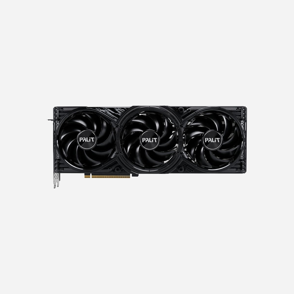 Palit GeForce RTX 5080 GamingPro 16GB GDDR7, Fréquence GPU 2295MHz, Boost 2617MHz, 10752 Cuda Cores, PCI Express 5.0, 3x DisplayPort 2.1b, HDMI 2.1b - Palit GeForce RTX 5080 GamingPro. Processeur graphique famille: NVIDIA, Processeur graphique: GeForce RTX 5080, Fréquence du processeur: 2295 MHz. Mémoire carte graphique distincte: 16 Go, Type de mémoire de l'adaptateur graphique: GDDR7, Mémoire Bus: 256 bit. Résolution maximale: 7680 x 4320 pixels. Version DirectX: 12 Ultimate, Version OpenGL: 4.6. Type d'interface: PCI Express 5.0. Type de refroidissement: Actif, Nombre de ventilateurs: 3 ventilateur(s), Couleur de l'éclairage: Multi