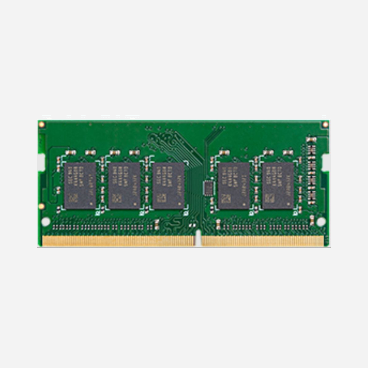 Synology D4ES02-8G : Module Mémoire 8 Go DDR4 ECC SO-DIMM 260-pin Unbuffered pour PC/Serveur (1x8Go) - Synology D4ES02-8G. composant pour: PC/serveur, Mémoire interne: 8 Go, Disposition de la mémoire (modules x dimensions): 1 x 8 Go, Type de mémoire interne: DDR4, Support de mémoire: 260-pin SO-DIMM, ECC