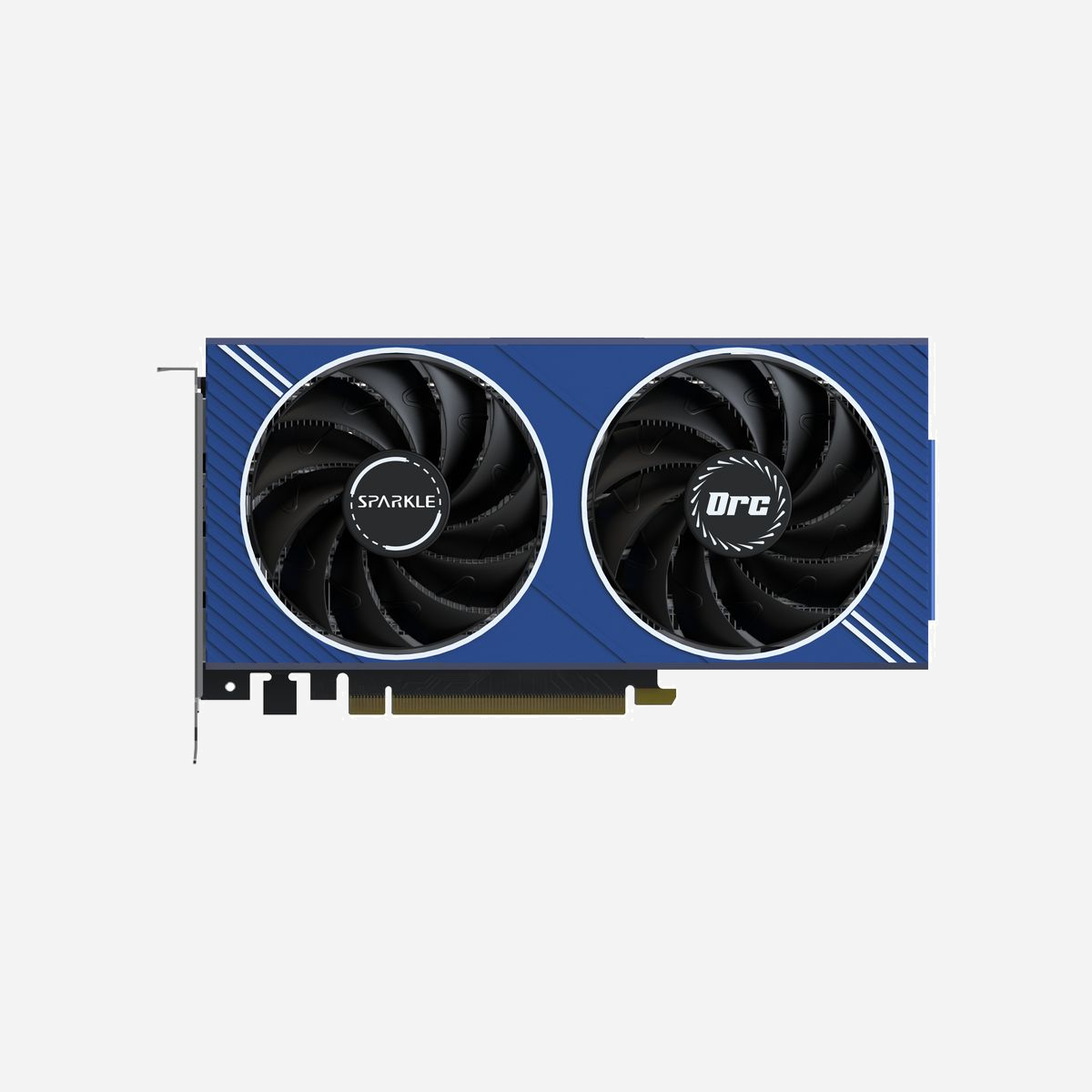 Sparkle Technology Arc A580 ORC OC Edition 8 Go GDDR6, GPU Intel Arc A580, 2000 MHz, PCIe 4.0, 1 HDMI 2.0b, 3 DisplayPort 2.0 - Sparkle Technology Intel Arc A580 ORC OC Edition. Processeur graphique famille: Intel, Processeur graphique: Arc A580, Fréquence du processeur: 2000 MHz. Mémoire carte graphique distincte: 8 Go, Type de mémoire de l'adaptateur graphique: GDDR6, Mémoire Bus: 256 bit. Résolution maximale: 7680 x 4320 pixels. Version DirectX: 12 Ultimate, Version OpenGL: 4.6. Type d'interface: PCI Express x16 4.0. Type de refroidissement: Actif, Nombre de ventilateurs: 2 ventilateur(s)