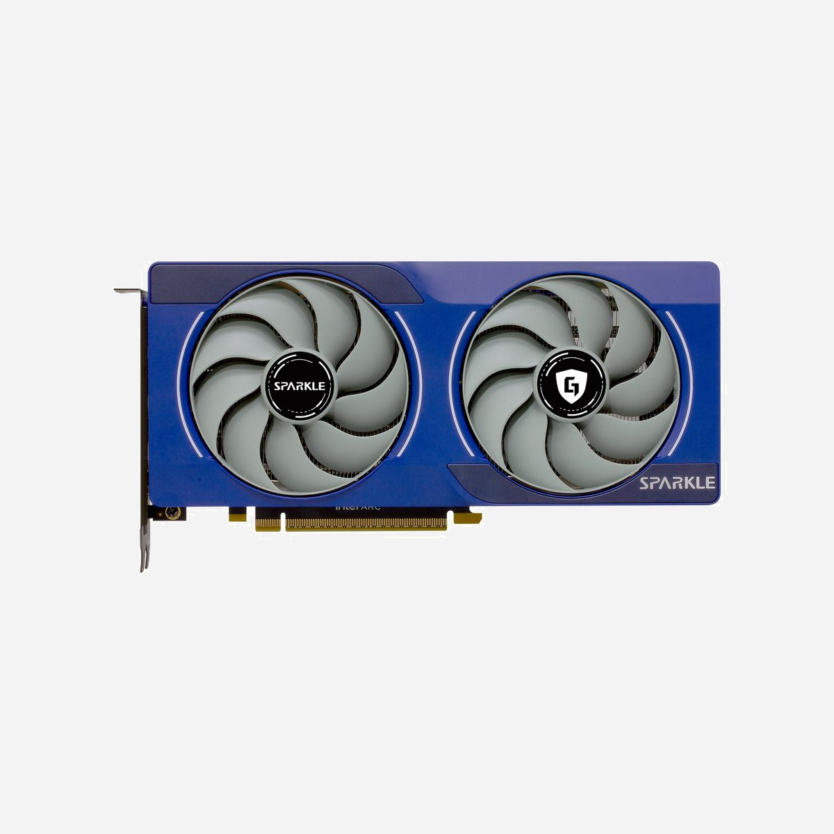 Sparkle Technology Arc B570 GUARDIAN OC - GPU Intel Arc B570, 10 Go GDDR6, 160-bit, PCIe 4.0 x8, 2500 MHz, HDMI 2.1, DisplayPort 2.1 - Sparkle Technology Intel Arc B570 GUARDIAN OC. Processeur graphique famille: Intel, Processeur graphique: Arc B570, Fréquence du processeur: 2500 MHz. Mémoire carte graphique distincte: 10 Go, Type de mémoire de l'adaptateur graphique: GDDR6, Mémoire Bus: 160 bit. Résolution maximale: 7680 x 4320 pixels. Version DirectX: 12 Ultimate, Version OpenGL: 4.6. Type d'interface: PCI Express x8 4.0. Type de refroidissement: Actif, Nombre de ventilateurs: 2 ventilateur(s)