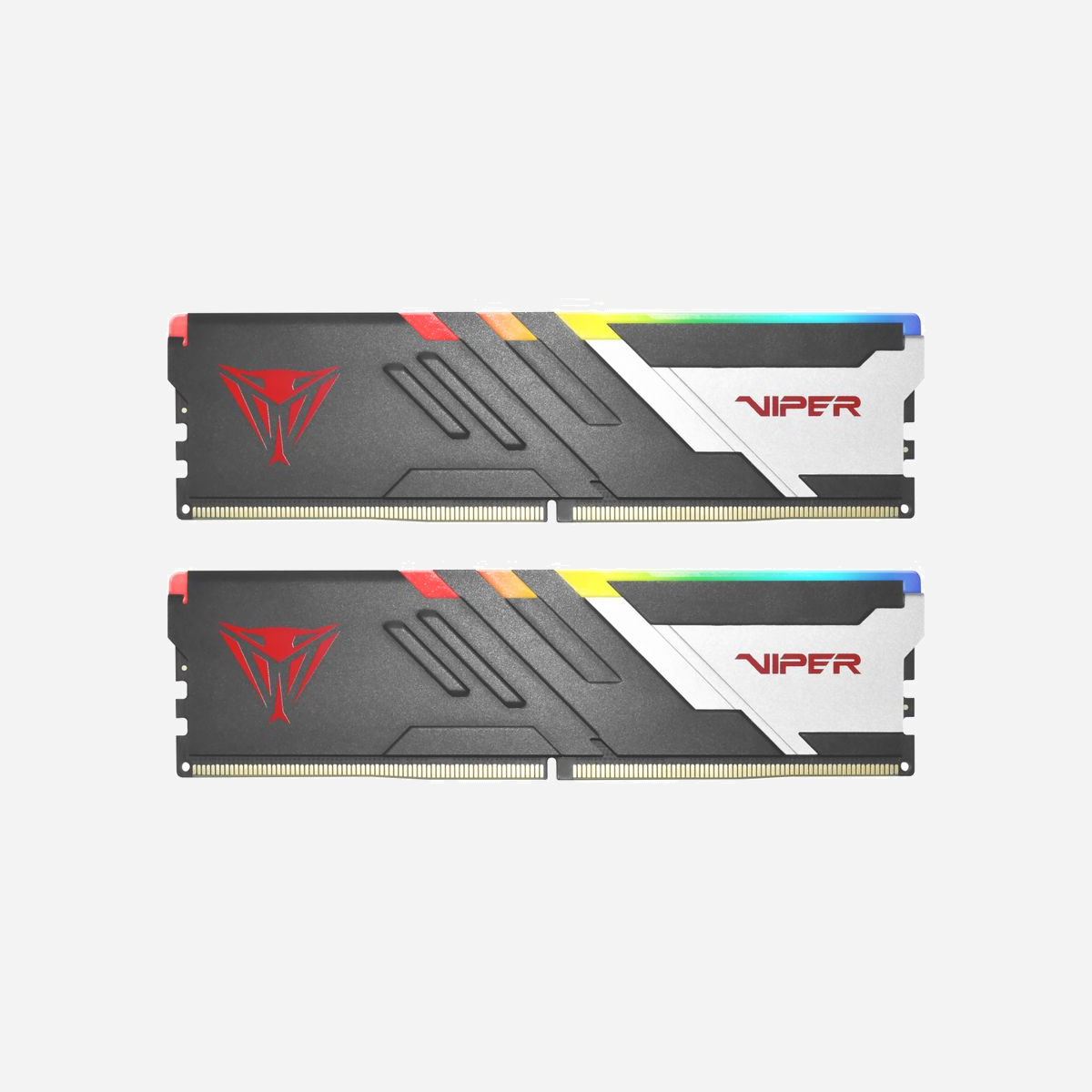Patriot Viper Venom RGB 32GB (2x16GB) DDR5 6600MHz CL34 Unbuffered On-Die ECC XMP 3.0 Radiateur PVVR532G660C34K - Patriot Memory Viper Venom RGB PVVR532G660C34K. composant pour: PC, Mémoire interne: 32 Go, Disposition de la mémoire (modules x dimensions): 2 x 16 Go, Type de mémoire interne: DDR5, Fréquence de la mémoire: 6600 MHz, Latence CAS: 34