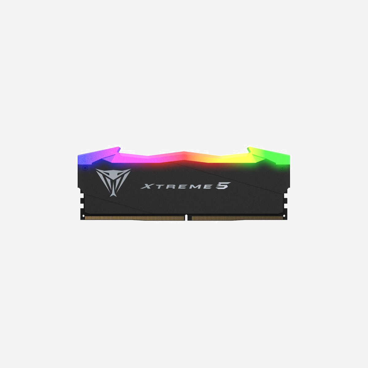 Patriot Memory Viper Xtreme 5 DDR5 32Go (2x16Go) 8000MHz CL38 DIMM 288-pin avec Radiateur, XMP 3.0, et Rétroéclairage Multicolore - Patriot Memory Viper Xtreme 5 PVXR532G80C38K. composant pour: PC, Mémoire interne: 32 Go, Disposition de la mémoire (modules x dimensions): 2 x 16 Go, Type de mémoire interne: DDR5, Fréquence de la mémoire: 8000 MHz, Support de mémoire: 288-pin DIMM, Latence CAS: 38