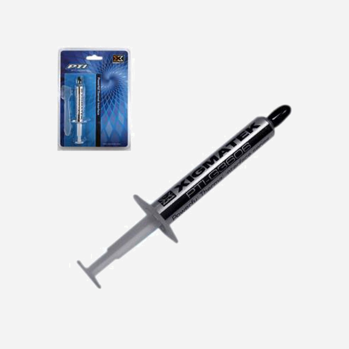 Xigmatek PTI-G3606 Dissipateur Thermique, Conductivité Thermique 5 W/m·K, Gris, Viscosité 51 CPS, Température d'opération -20°C à 180°C, CXT-USGI3-U02 - Xigmatek PTI-G3606. Сonductibilité de la chaleur: 5 W/m·K, Couleur du produit: Gris, Viscosité: 51 CPS