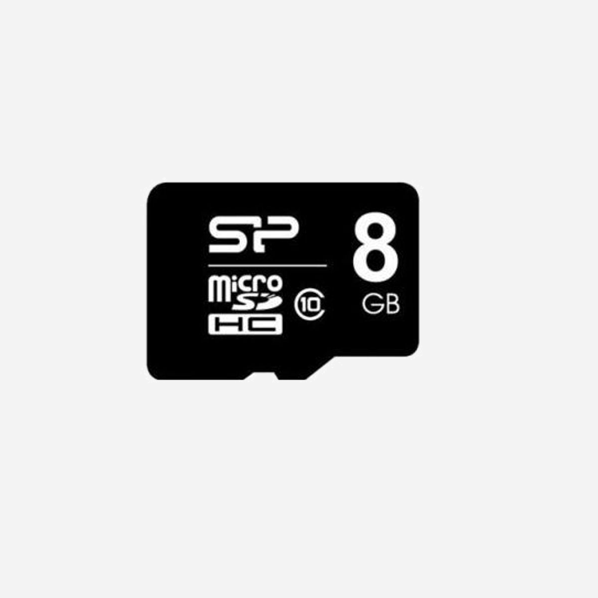 Silicon Power MicroSDHC 8 Go Classe 10 Noir - SP008GBSTH010V10SP - Tension 2.7-3.6V, Température 0-70°C, microSD Adaptateur Inclus - Silicon Power SP008GBSTH010V10SP. Capacité: 8 Go, Type de Carte Flash: MicroSDHC, Classe de mémoire Flash: Classe 10. Couleur du produit: Noir