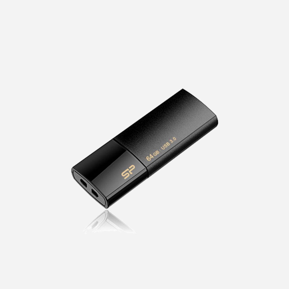 Silicon Power Blaze B05 64Go USB Type-A 3.2 Gen 1 Noir - Dimensions 53.9x20x10mm, Poids 9.2g, Compatible Windows/macOS/Linux - Silicon Power Blaze B05. Capacité: 64 Go, Interface de l'appareil: USB Type-A, Version USB: 3.2 Gen 1 (3.1 Gen 1). Format: Slide. Poids: 9,2 g. Couleur du produit: Noir