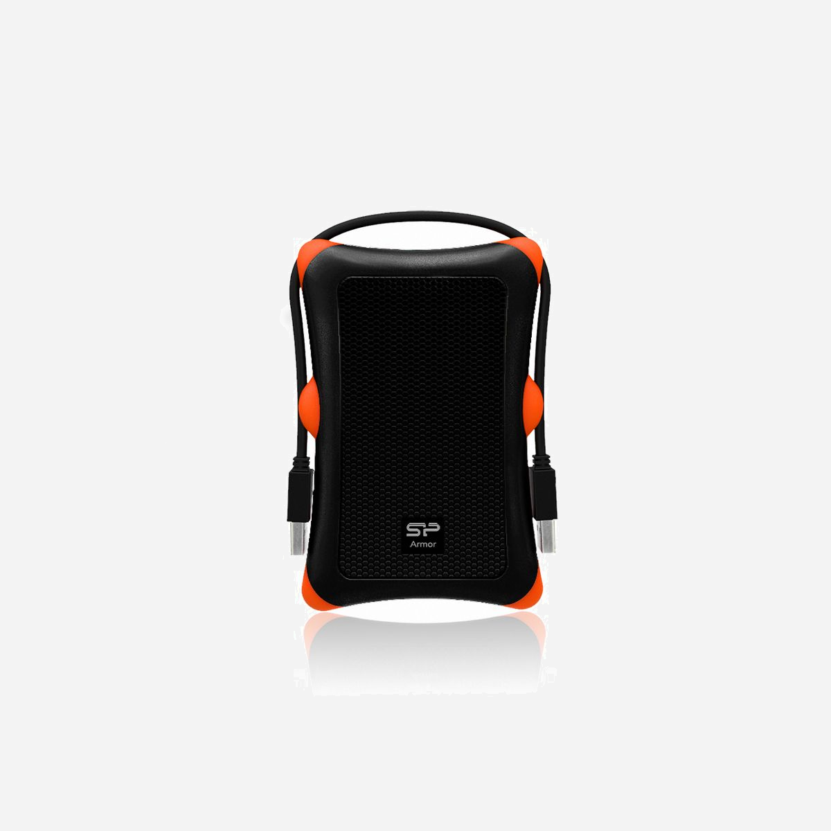 Silicon Power Armor A30 Disque Dur Externe 2 To 2.5" USB 3.2 Gen 1 Noir, Résistant aux Chocs (MIL-STD-810G), Interface USB Type-A, Compatible Windows/macOS/Linux - <b>Protection antichoc, couleur avec un style sportif</b><br><br><b>Conception de câble autour</b><br>Exorbités les gels de silice Armor A30, qui sont symétriquement construits sur le boîtier extérieur, transforment dans les fentes extérieures pour le câble à stocker et à enrouler autour de l'affaire. Cette conception brillante offre une solution de stockage idéale et praticité.<br><br><b>Protection antichoc de niveau militaire</b><br>Armor A30 est constitué d'un gel de silice résistant aux chocs, la construction de la structure interne à l'extérieur, l'addition d'un blindage supplémentaire pour résister aux chocs et écrasements. En outre, Armor A30 a passé le test en conformité avec la norme MIL-STD-810G (test de chute de transit) strictes armée américaine, donnant aux utilisateurs une gamme complète de protection lorsqu'ils traitent avec des conditions plus difficiles.<br><br><b>Motif hexagonal</b><br>le A30 comporte un motif hexagonal distingué revêtement sur la surface, ce qui le rend plus résistant à A30 les rayures lors de l'utilisation ou des fractions sur une base quotidienne.<br><br><b>Interface SuperSpeed USB 3.1 Gen1</b><br>Le SuperSpeed USB 3.1 Gen1 (USB3.0) offre exceptionnelle vitesse de lecture / écriture. Il permet d'économiser un temps précieux aux utilisateurs de modifier ou stocker facilement des fichiers volumineux, y compris des graphiques et des vidéos HD.
