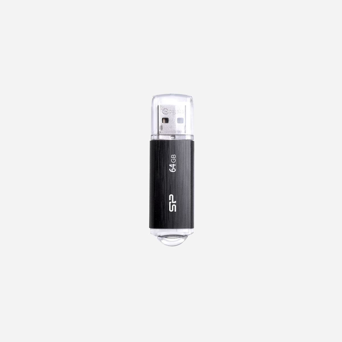 Silicon Power Ultima U02 64 Go USB 2.0 Type-A Noir - Plastique, 18x8.1x60.6mm, 8g - Compatible Windows/macOS/Linux - SP064GBUF2U02V1K - Silicon Power Ultima U02. Capacité: 64 Go, Interface de l'appareil: USB Type-A, Version USB: 2.0. Format: Casquette. Poids: 8 g. Couleur du produit: Noir