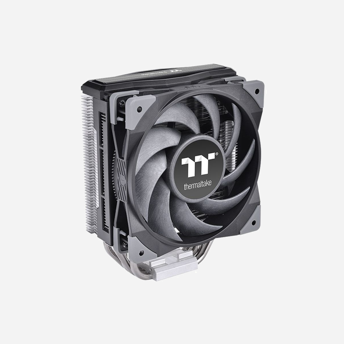 Thermaltake Toughair 310 Refroidisseur CPU - Ventilateur 120mm (500-2000 RPM) - TDP max non spécifié - Socket AM4/LGA1200 - 4 Heatpipes - Noir/Argent - Thermaltake Toughair 310. Type: Refroidisseur, Diamètre du ventilateur: 12 cm, Vitesse de rotation (min): 500 tr/min, Vitesse de rotation (max): 2000 tr/min, Pression d'air maximale: 2,41 mmH2O. Largeur: 71,7 mm, Profondeur: 123,6 mm, Hauteur: 159,5 mm. Couleur du produit: Noir, Argent