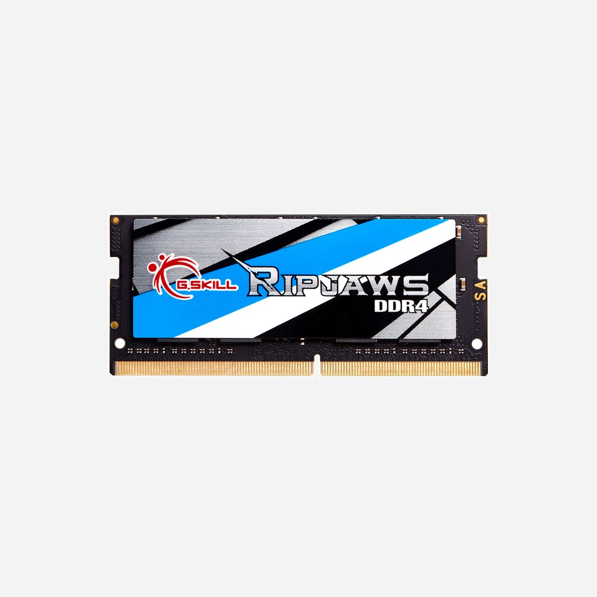 G.Skill Ripjaws 32GB DDR4 2666MHz SO-DIMM 260-pin CL19 1.2V, Module F4-2666C19S-32GRS pour ordinateur portable - G.Skill Ripjaws F4-2666C19S-32GRS. composant pour: Ordinateur portable, Mémoire interne: 32 Go, Disposition de la mémoire (modules x dimensions): 1 x 32 Go, Type de mémoire interne: DDR4, Fréquence de la mémoire: 2666 MHz, Support de mémoire: 260-pin SO-DIMM, Latence CAS: 19