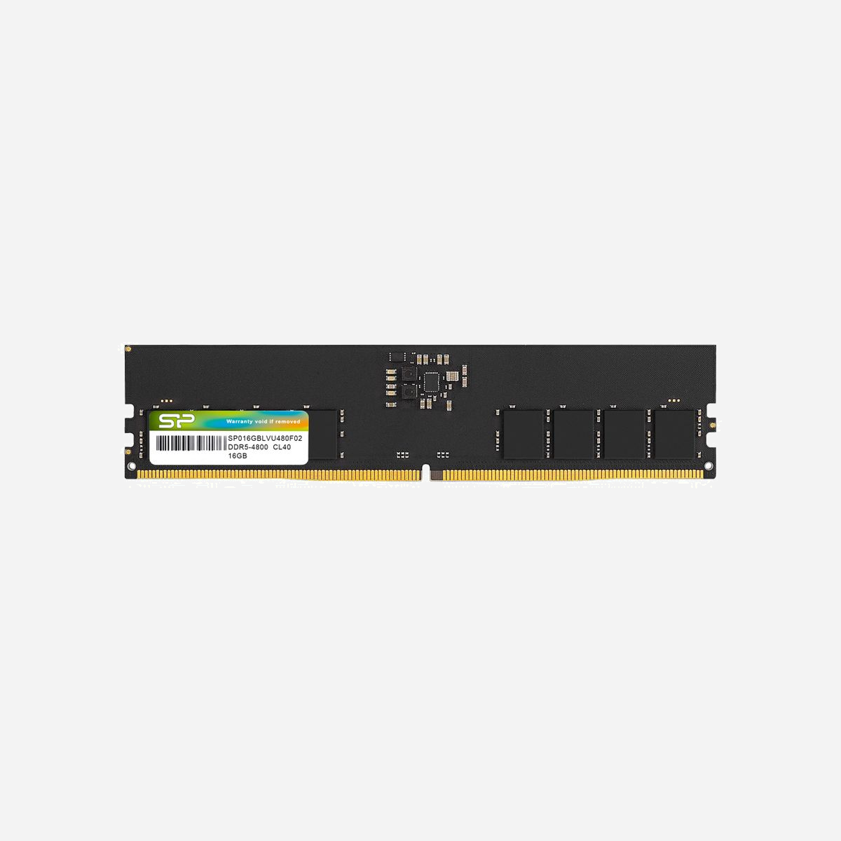 Silicon Power Module Mémoire DDR5 16 Go 4800 MHz ECC 288-pin DIMM CL40 1.1V Unbuffered (1x16Go) pour PC/Serveur - SP016GBLVU480F02 - Silicon Power SP016GBLVU480F02. composant pour: PC/serveur, Mémoire interne: 16 Go, Disposition de la mémoire (modules x dimensions): 1 x 16 Go, Type de mémoire interne: DDR5, Fréquence de la mémoire: 4800 MHz, Support de mémoire: 288-pin DIMM, Latence CAS: 40, ECC