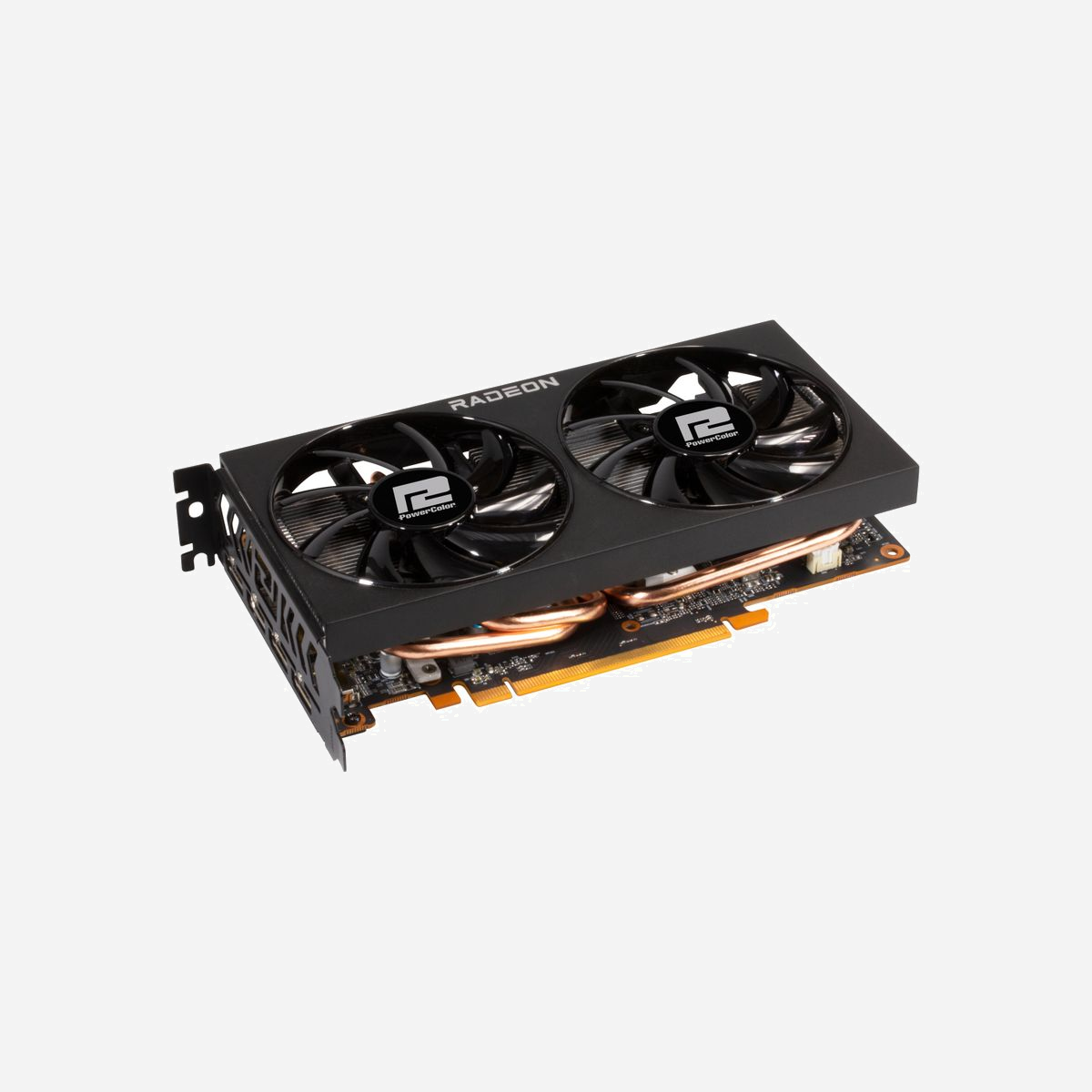 PowerColor Radeon RX 6600 8Go GDDR6 AXRX-6600-8GBD6-3DH, Fréquence Boost 2491MHz, 128-bit, PCIe 4.0, 1x HDMI 2.1, 3x DisplayPort 1.4 - PowerColor AXRX 6600 8GBD6-3DH. Processeur graphique famille: AMD, Processeur graphique: Radeon RX 6600. Mémoire carte graphique distincte: 8 Go, Type de mémoire de l'adaptateur graphique: GDDR6, Mémoire Bus: 128 bit. Résolution maximale: 7680 x 4320 pixels. Version DirectX: 12.0, Version OpenGL: 4.6. Type d'interface: PCI Express 4.0. Type de refroidissement: Actif, Nombre de ventilateurs: 2 ventilateur(s)