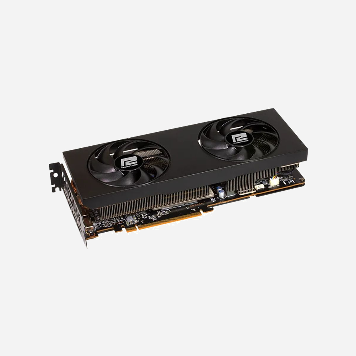 PowerColor Radeon RX 7800 XT, 16 Go GDDR6, 256-bit, PCIe 4.0, 2430 MHz Boost, 3x DisplayPort 2.1, HDMI 2.1, 2 ventilateurs - PowerColor RX 7800 XT. Processeur graphique famille: AMD, Processeur graphique: Radeon RX 7800 XT. Mémoire carte graphique distincte: 16 Go, Type de mémoire de l'adaptateur graphique: GDDR6, Mémoire Bus: 256 bit. Résolution maximale: 7680 x 4320 pixels. Version DirectX: 12.0, Version OpenGL: 4.6. Type d'interface: PCI Express 4.0. Nombre de ventilateurs: 2 ventilateur(s)