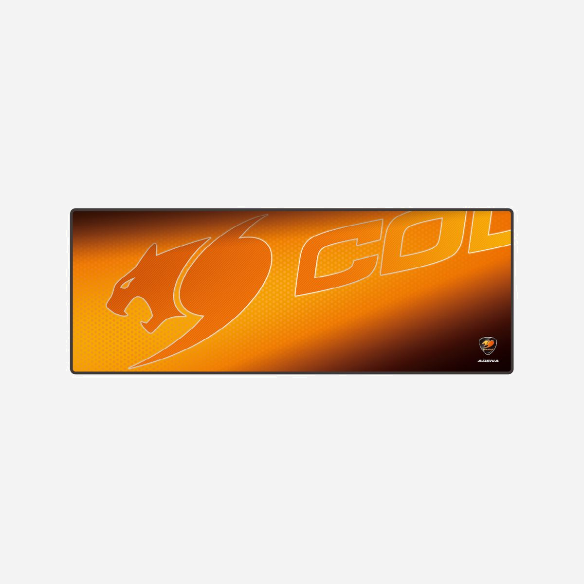 COUGAR Gaming Arena - Tapis de Souris Gaming 800x300x5mm, Surface Tissu/Caoutchouc, Couleur Orange, Référence 3PAREHBXRB5.0001 - COUGAR Gaming Arena. Largeur: 800 mm, Profondeur: 300 mm. Couleur du produit: Orange, Coloration de surface: Image, Matériel: Tissu, Caoutchouc, Tapis de souris de jeu