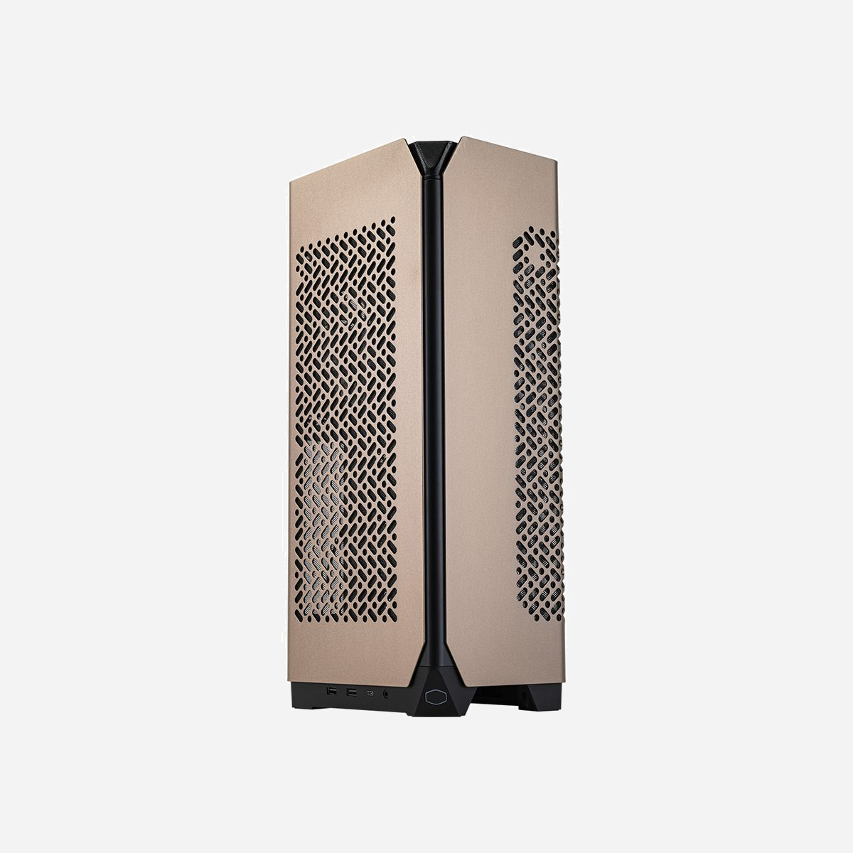 Cooler Master NCORE 100 MAX Bronze SFF PC, ITX, 850W 80+ Gold, Refroidissement liquide intégré, Radiateur 120mm, Compatible sockets Intel/AMD - Cooler Master N NCORE 100 MAX. Format: Small Form Factor (SFF), Type: PC, Couleur du produit: Bronze. Alimentation d'énergie: 850 W, Facteurs de forme d'alimentation pris en charge: ATX, Tension d'entrée AC: 100 - 240 V. Ventilateurs arrières installés: 1x 120 mm, Consommation de la pompe: 3,96 W, Prise en charge des douilles du processeur: LGA 1150 (Emplacement H3), LGA 1151 (Emplacement H4), LGA 1155 (Socket H2), LGA 1156 (Socket H),.... Facteur de forme SSD: 2.5". Largeur: 212 mm, Profondeur: 155 mm, Hauteur: 481 mm