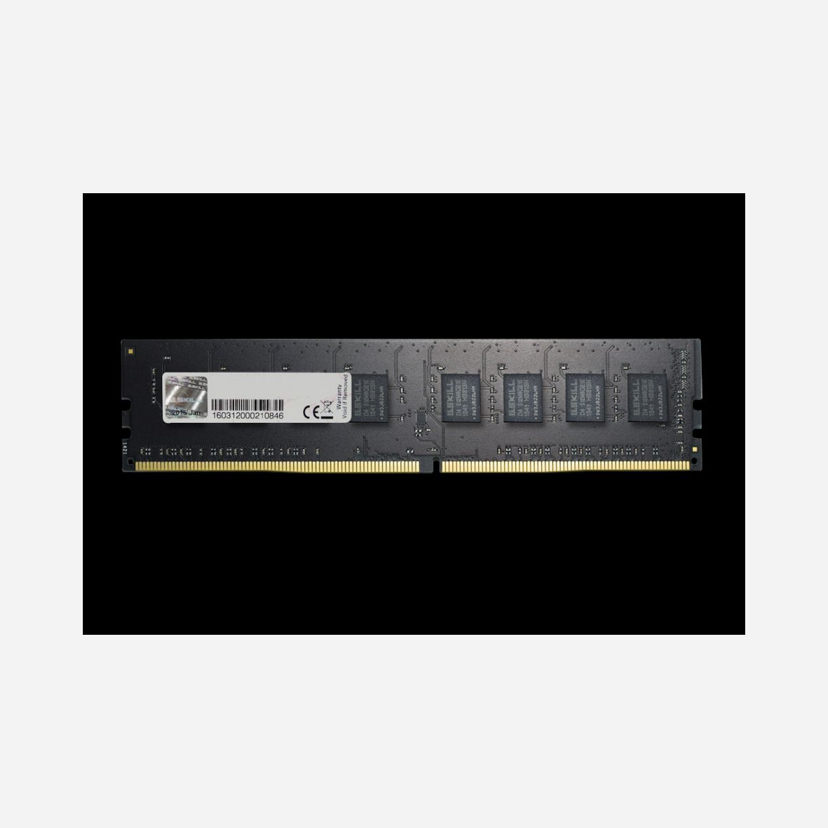 G.Skill Value 8Go DDR4 2400MHz CL17 Module Mémoire 1x8Go Unbuffered Non-ECC 1.2V PC/Serveur - Référence F4-2400C17S-8GNT - G.Skill Value. composant pour: PC/serveur, Mémoire interne: 8 Go, Disposition de la mémoire (modules x dimensions): 1 x 8 Go, Type de mémoire interne: DDR4, Fréquence de la mémoire: 2400 MHz, Latence CAS: 17