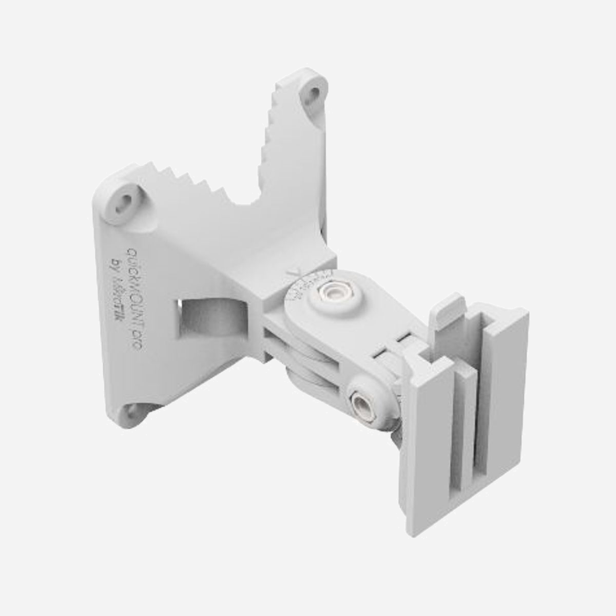 Mikrotik quickMOUNT pro Gris (QMP) Support de montage mural/sur poteau, couleur grise, pour équipements réseau Mikrotik, fixation robuste. - Mikrotik quickMOUNT pro. Couleur du produit: Gris