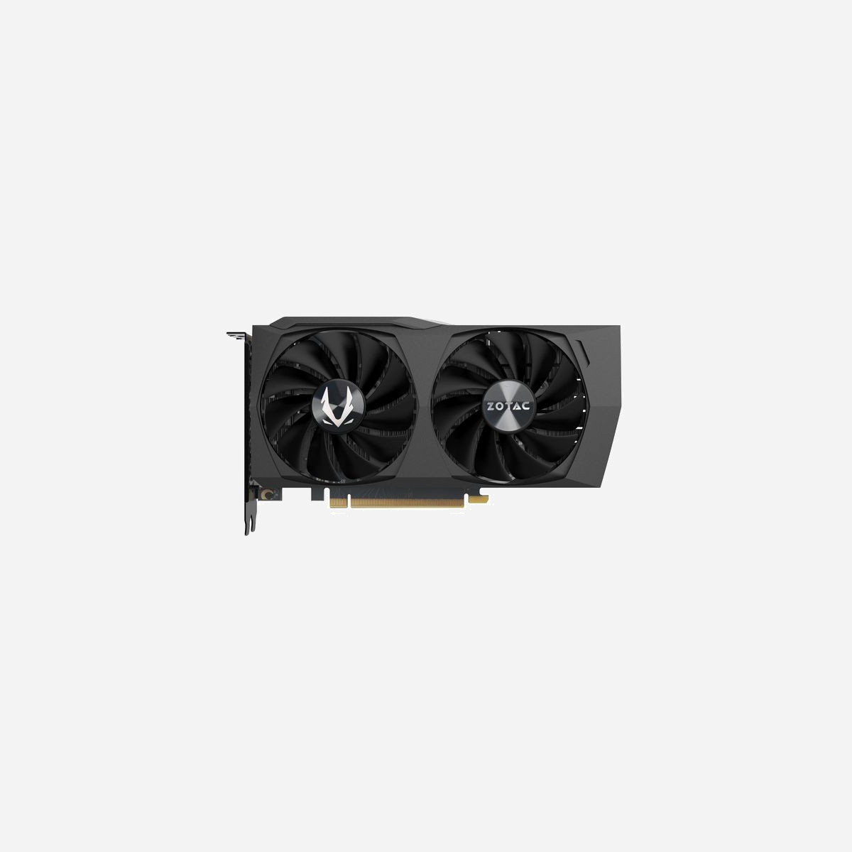 Zotac GAMING GeForce RTX 3050 Eco 8Go GDDR6, 128-bit, 1777MHz, PCI Express x8 4.0, HDMI 2.1, DisplayPort 1.4a, Refroidissement IceStorm 2.0 - Zotac GAMING GeForce RTX 3050 Eco. Processeur graphique famille: NVIDIA, Processeur graphique: GeForce RTX 3050. Mémoire carte graphique distincte: 8 Go, Type de mémoire de l'adaptateur graphique: GDDR6, Mémoire Bus: 128 bit. Résolution maximale: 7680 x 4320 pixels. Version DirectX: 12 Ultimate, Version OpenGL: 4.6. Type d'interface: PCI Express x8 4.0. Type de refroidissement: Actif, Nombre de ventilateurs: 2 ventilateur(s)