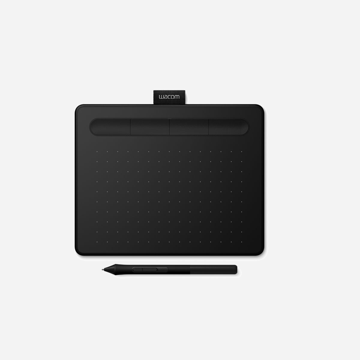 Wacom Intuos S CTL-4100K-S Tablette Graphique USB 2540 lpi 152x95mm, Stylet sans Fil 4096 Niveaux, 4 Touches, Compatible Windows/macOS, Noir - Wacom Intuos S. Technologie de connectivité: Avec fil, Résolution: 2540 lpi, Espace de travail: 152 x 95 mm. Stylet très précis: 0,25 mm. Taille de l'écran: 17,8 cm (7"). Couleur du produit: Noir, Prise en charge du système d'exploitation Windows: Windows 10, Windows 10 Education, Windows 10 Education x64, Windows 10 Enterprise, Windows 10..., Prise en charge du système d'exploitation Mac: Mac OS X 10.13 High Sierra, Mac OS X 10.11 El Capitan, Mac OS X 10.12 Sierra. Profondeur: 8,8 mm, Poids de la tablette: 230 g, Poids du stylet: 11,2 g