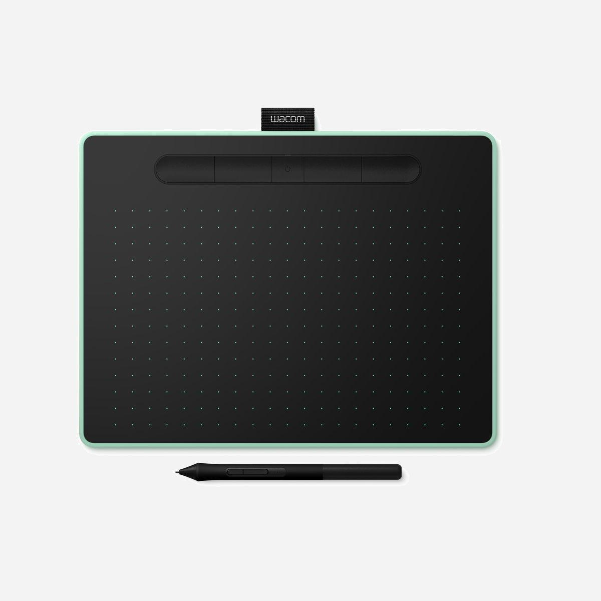 Wacom Intuos M Bluetooth Noir/Vert CTL-6100WLE-N Tablette Graphique 2540 lpi 216x135mm, Stylet 4096 niveaux, Bluetooth 4.2, Windows/macOS - Wacom Intuos M Bluetooth. Technologie de connectivité: Avec fil &sans fil, Résolution: 2540 lpi, Espace de travail: 216 x 135 mm. Stylet très précis: 0,25 mm. Taille de l'écran: 25,4 cm (10"). Couleur du produit: Noir, Vert, Prise en charge du système d'exploitation Windows: Windows 10, Windows 10 Education, Windows 10 Education x64, Windows 10 Enterprise, Windows 10..., Prise en charge du système d'exploitation Mac: Mac OS X 10.13 High Sierra, Mac OS X 10.11 El Capitan, Mac OS X 10.12 Sierra. Type de batterie: Batterie intégré, Technologie batterie: Lithium-Ion (Li-Ion), Autonomie maximum de la batterie: 15 h