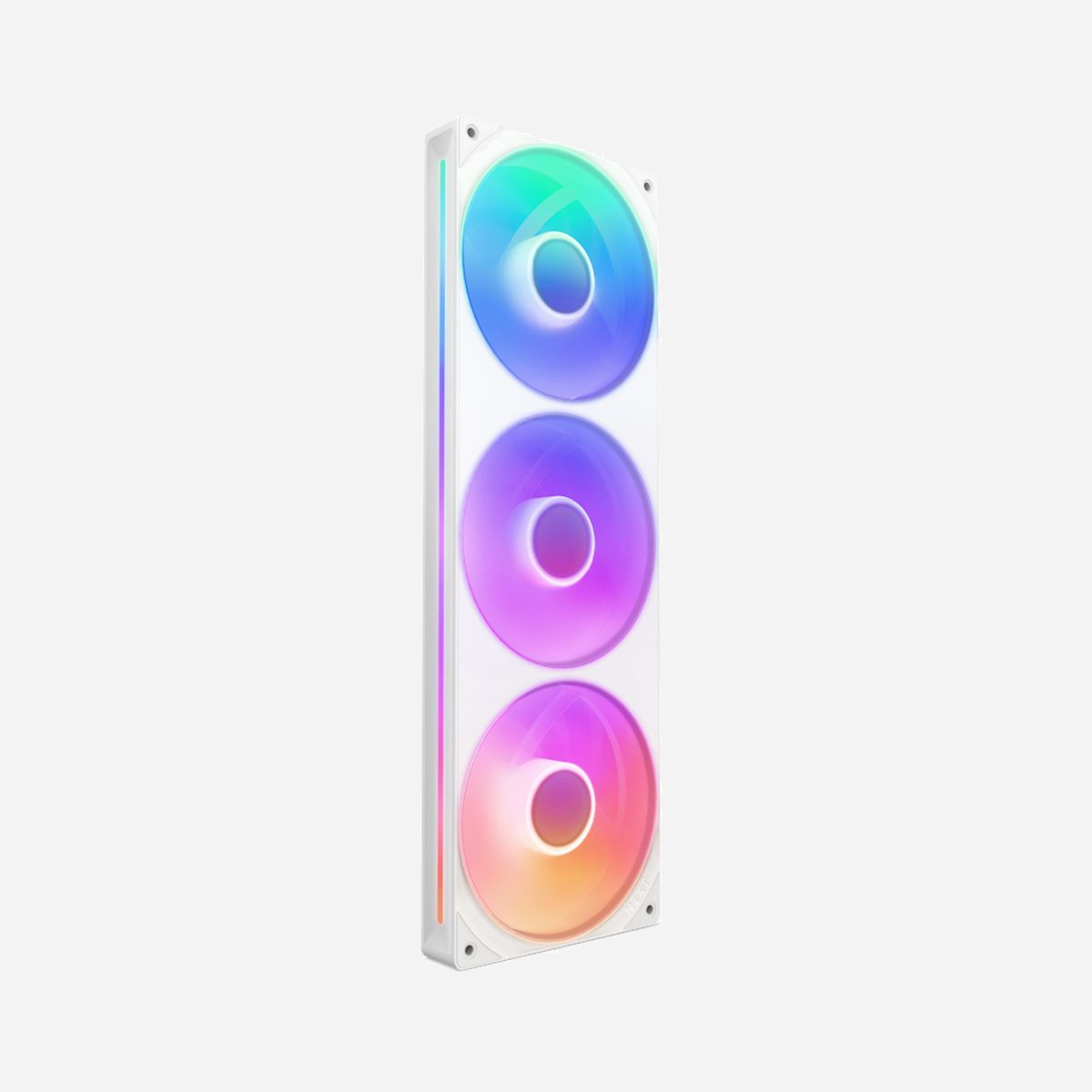 NZXT RF-U36HF-W1 Ventilateur Boitier PC 360mm Blanc, 500-2400 tr/min, 75.12 m³/h, 3.3 mmH2O, Roulement FDB, LED RGB, Connecteur 8-Pin. - NZXT RF-U36HF-W1. Type: Ventilateur, Diamètre du ventilateur: 36 cm, Vitesse de rotation (min): 500 tr/min, Vitesse de rotation (max): 2400 tr/min, Flux d'air: 75,12 m³/h, Pression d'air maximale: 3,3 mmH2O, Type de roulement: Palier à dynamique des fluides (FDB). Largeur: 120 mm, Profondeur: 26 mm, Hauteur: 360 mm. Couleur du produit: Blanc