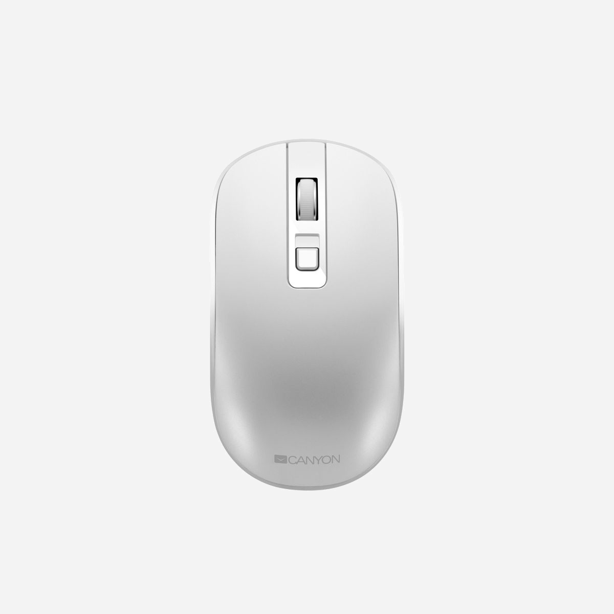 Souris Canyon CNS-CMSW18PW Bureau Ambidextre RF sans fil Optique 1600 DPI 4 Boutons Rechargeable 300 mAh 2.4 GHz - Canyon MW-18. Format: Ambidextre. Technologie de détecteur de mouvement: Optique, Interface de l'appareil: RF sans fil, Résolution en mouvement: 1600 DPI, Type de boutons: Boutons poussoirs, Quantité de boutons programmables: 4, Type Scroll: Roue. Source d'alimentation: Piles. Couleur du produit: Blanc