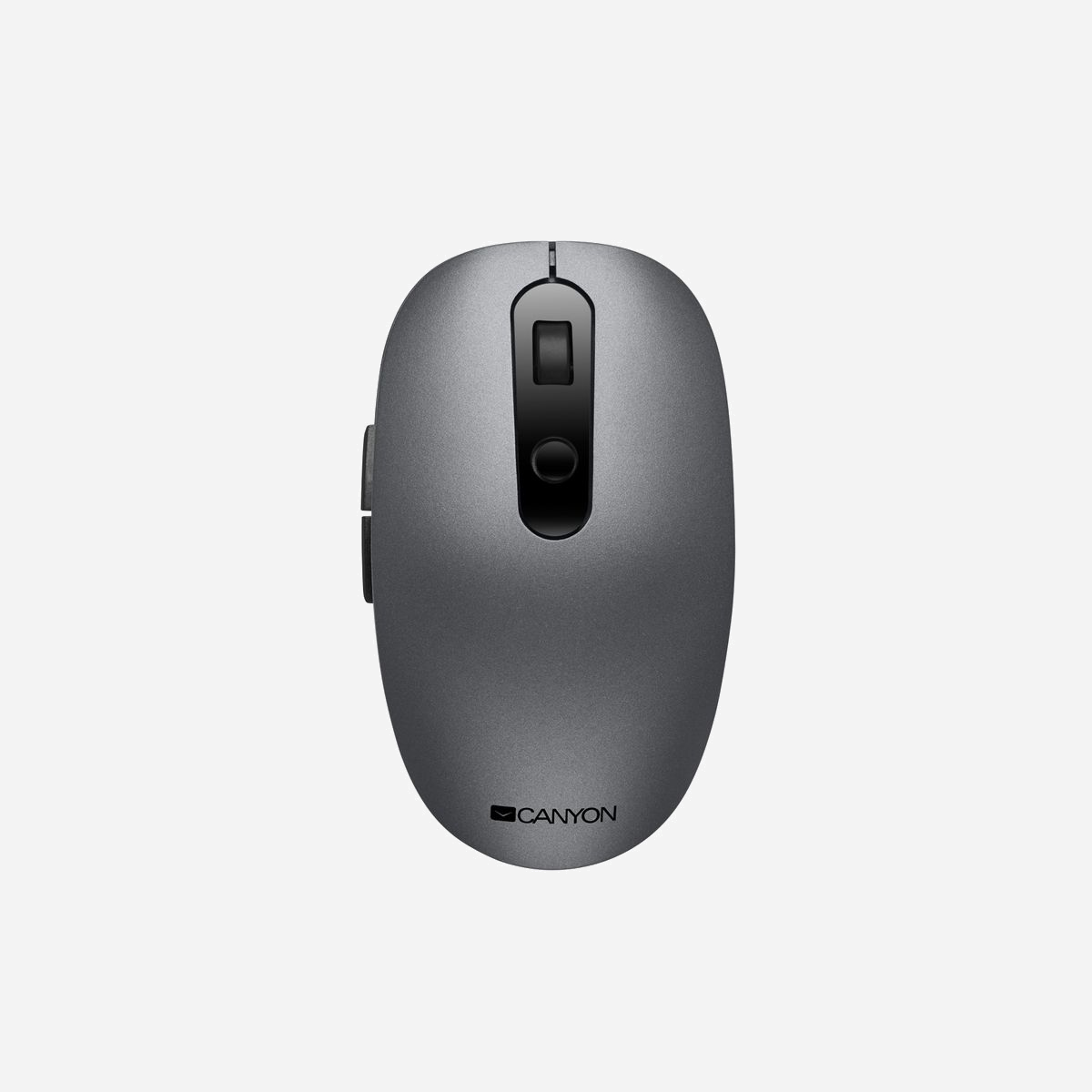 Souris Canyon CNS-CMSW09DG Optique 1600 DPI RF sans fil + Bluetooth 6 Boutons Gris - Pile AA - 2.4 GHz - 65.4 x 112.2 x 32.3 mm - Canyon CNS-CMSW09DG. Technologie de détecteur de mouvement: Optique, Interface de l'appareil: RF sans fil + Bluetooth, Résolution en mouvement: 1600 DPI, Quantité de boutons programmables: 6, Type Scroll: Roue. Source d'alimentation: Piles. Couleur du produit: Gris