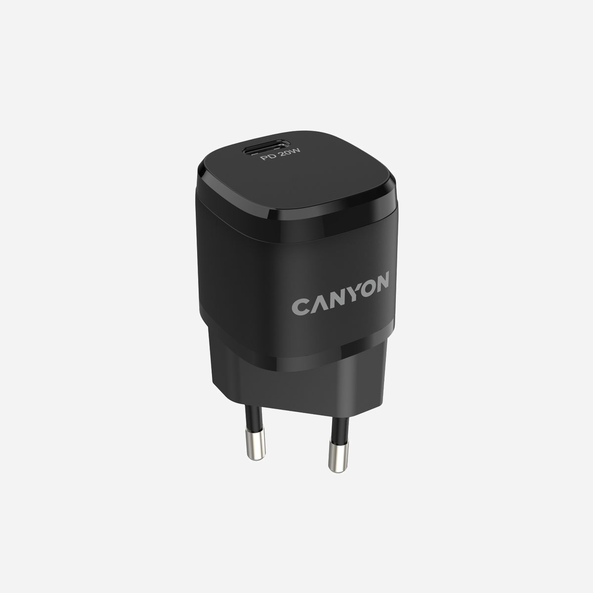 Canyon CNE-CHA20B05 Chargeur Secteur Universel 20W, USB Type-C, 5-12V/3A, Protections Surtension/Surchauffe/Court-circuit, Noir, 100-240V - Canyon CNE-CHA20B05. Type de chargeur: Intérieure, Type de source d'alimentation: Secteur, Compatibilité de chargeur: Universel. Tension d'entrée: 100 - 240 V, Tension de sortie (max): 12 V, Courant de sortie de l'adaptateur secteur: 3 A. Quantité de ports USB de type C: 1, Dispositifs de protection électrique: Sur-courant, Surchauffe, Surcharge, Court-circuit. Couleur du produit: Noir