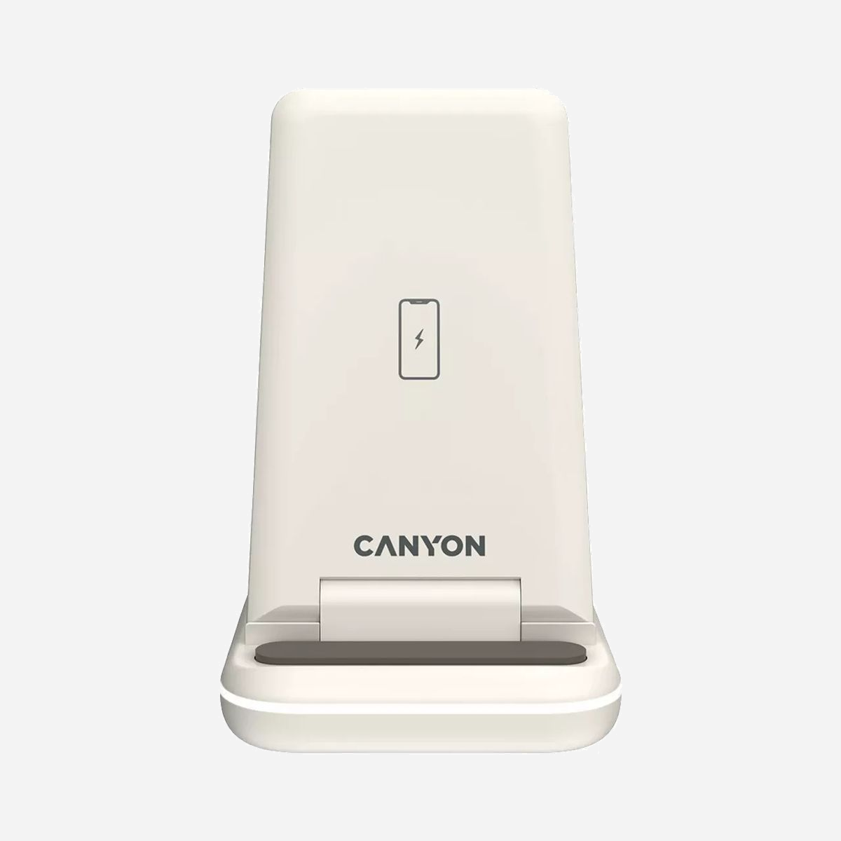 Canyon CNS-WCS304CL Chargeur sans Fil 15W Latté cosmique, Entrée 9/12V 1.5A, Compatible Apple, USB Type-A vers USB Type-C, 75x28.6mm, 168g - Canyon WS-304. Tension d'entrée: 9/12 V. Charge rapide. Couleur du produit: Latté cosmique