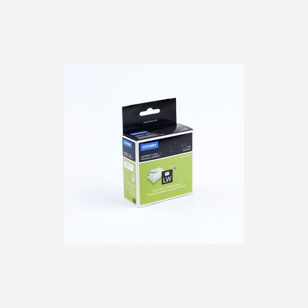 Étiquettes DYMO LW Grand Format Retour S0722520, 25 x 54mm, Papier Adhésif Permanent, 500 étiquettes/rouleau, Compatible LabelWriter - Étiquettes LabelWriter® - Imprimez une étiquette ou des centaines avec facilité et efficacité. <br><br>Des étiquettes sans souci pour tous vos besoins en matière de courrier, d'expédition et d'organisation.<br><br>Étiquettez rapidement, envoyez intelligemment et ayez un look impeccable avec les étiquettes DYMO LW.<br><br>Disponibles dans une grande variété de couleurs et de tailles, les étiquettes DYMO® LW utilisent un procédé d'impression thermique direct. Vous n'avez donc pas à vous soucier de l'encre ou du toner coûteux et salissant. Et comme elles sont conditionnées en rouleaux, vous pouvez imprimer une ou plusieurs centaines d'étiquettes en toute simplicité : pas de bourrage d'étiquettes, pas de problèmes de mise en page et pas de gaspillage.