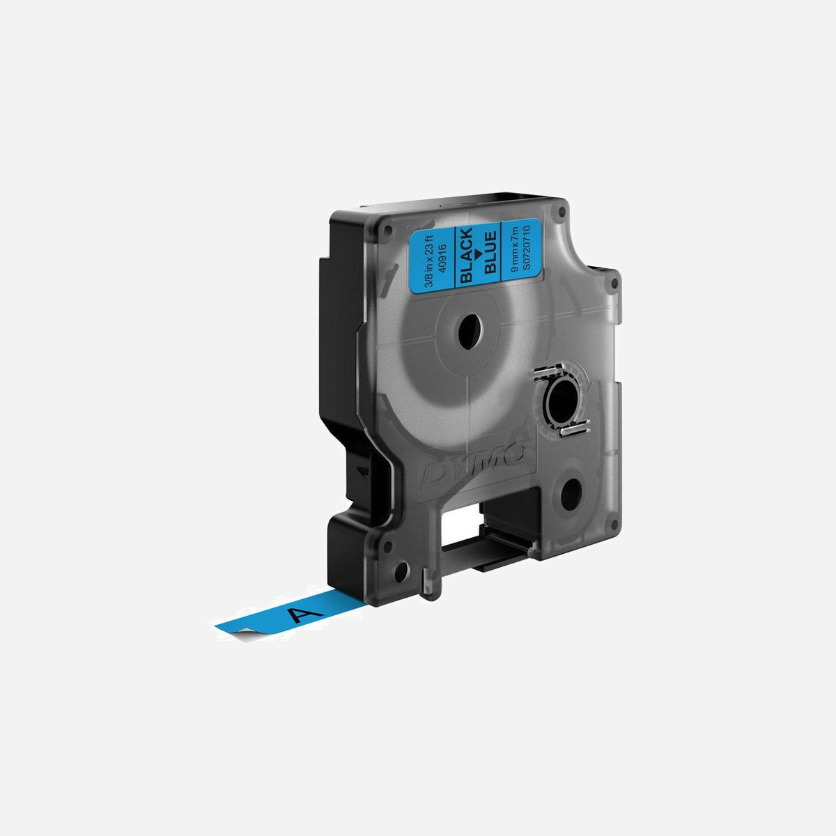 DYMO D1 Étiquette Standard S0720710 : Noir sur Bleu, Polyester 9mm x 7m, Résistante UV/Eau, -18°C à 90°C, LabelManager/LabelWriter 450 DUO - Étiquettes polyester standardD1<br>Pour des centaines de tâches professionnelles ou domestiques (classement, rangement, suivi des actifs)