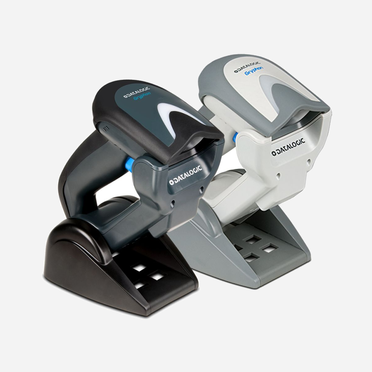Datalogic Gryphon I GM4132 Lecteur Code Barre 1D Portable Noir/Gris, RF 433MHz, USB, Batterie Li-Ion 2100mAh, 325 scans/sec, IP52 - Polyvalents et robustes, les lecteurs sans-fil linear Imager Gryphon GM4100 sont la solution idéale en magasin ou dans l’industrie légère, où la mobilité est un facteur clé d’accroissement de la productivité. Le système sans-fil Narrow Band STAR Cordless System™ de Datalogic permet d’accroître la polyvalence et de gagner en productivité sur l’espace de travail. Les lecteurs GM4100 apportent des solutions adaptées aux besoins des utilisateurs, en point-to-point ou multipoint (jusqu'à 16 lecteurs par base) avec roaming automatique pour des applications plus complexes. La nouvelle base brevetée 2-positions de Datalogic permet d’apporter de nombreuses solutions pour répondre aux différents besoins fonctionnels ou lorsque l’espace de travail est restreint. Elle permet la lecture en mode mains-libres, et cela même lorsque lecteur en chargement, afin de garantir une utilisation en continu pour une productivité accrue. Le mode “batch” permet de lire et de sauvegarder des milliers de codes. Cette fonctionnalité, associée à sa batterie Lithium-Ion permettant la lecture de 50.000 scans par charge, offre une mobilité illimitée et une collecte de données fiable, même lorsque le lecteur est hors de portée de sa base. Le modèle multi-interface (GM4130) permet une connectivité host en USB, RS-232, Keyboard Wedge et Wand Emulation. Le modèle IBM (GM4110) permet une connectivité en IBM 46XX, USB et émulation RS-232.