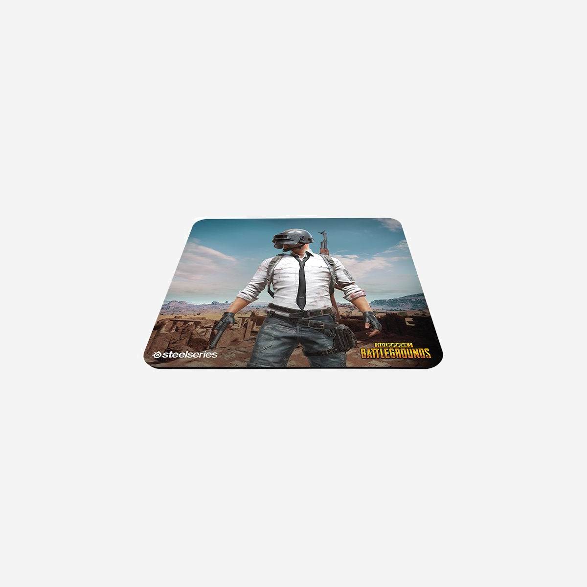 Steelseries QcK+ PUBG Miramar - Tapis de souris gaming 450x400x4 mm - Surface image multicolore - Base antidérapante - Steelseries QcK+ PUBG Miramar. Largeur: 450 mm, Profondeur: 400 mm. Couleur du produit: Multicolore, Coloration de surface: Image, Base antidérapante, Tapis de souris de jeu