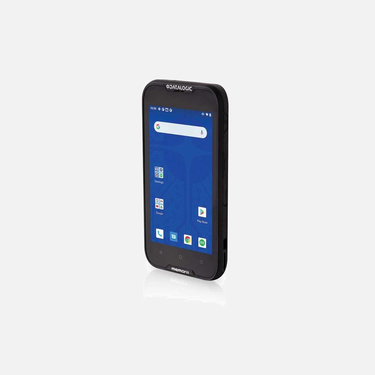 Datalogic Memor 11 - Ordinateur de poche 5" IPS 720x1280, 4Go RAM, 32Go Flash, Android 11, Scanner 2D, WiFi, Bluetooth, GPS, LTE, Caméra 13MP - Datalogic Memor 11. Taille de l'écran: 12,7 cm (5"), Résolution de l'écran: 720 x 1280 pixels, Technologie tactile: Plusieurs pressions. Mémoire interne: 4 Go, Memoire flash: 32 Go, Cartes mémoire compatibles: MicroSD (TransFlash). Fréquence du processeur: 2 GHz. Système d'exploitation installé: Android 11. Standards wifi: 802.11a, 802.11b, 802.11g, Wi-Fi 4 (802.11n), Wi-Fi 5 (802.11ac). Lecteur de codes à barres