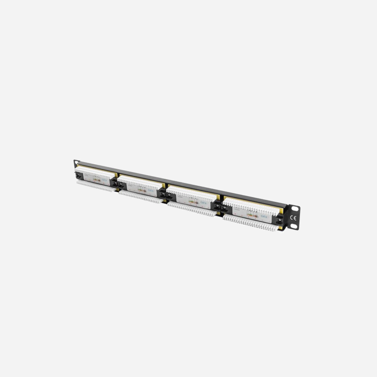 Lanberg PPU6-1024-B Panneau de Brassage 24 Ports RJ45 Catégorie 6 UTP 1U Métal Noir 445x44.5x32.5mm - Lanberg PPU6-1024-B. Couleur du produit: Noir, Matériel: Métal, Capacité du rack: 1U. Largeur: 445 mm, Hauteur: 44,5 mm, Profondeur: 32,5 mm