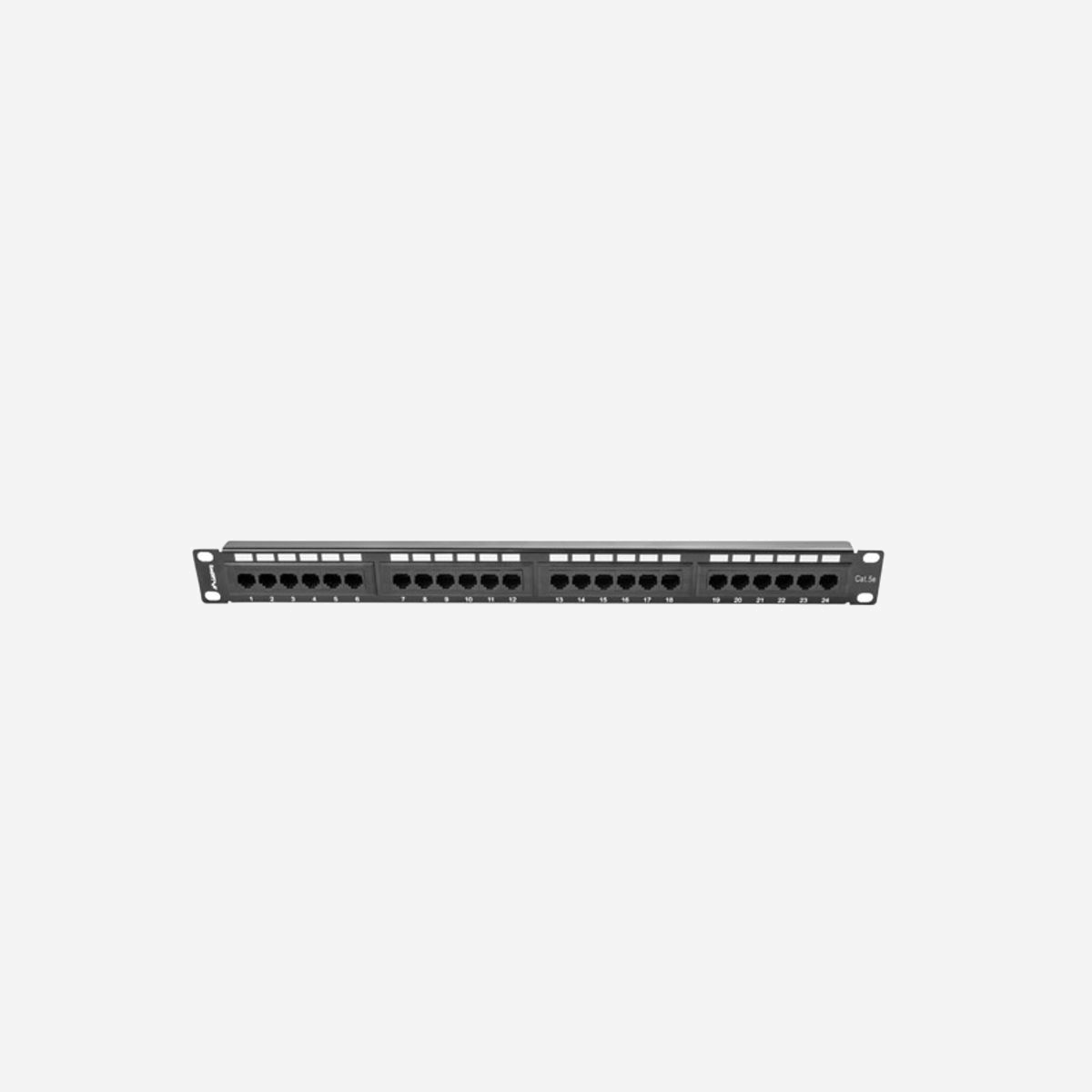 Lanberg PPU5-1024-B Baie de Branchements 24 ports RJ-45 Cat5/Cat5e 1U Montage Rack Métal Noir 445x44.5x32.5mm Certification T568A/B - Lanberg PPU5-1024-B. Connecteur(s): RJ-45, Types de câbles soutenus: Cat5, Cat5e. Couleur du produit: Noir, Matériel: Métal, Montage: Montage de rack. Certification: T568A/B. Largeur: 445 mm, Hauteur: 44,5 mm, Profondeur: 32,5 mm