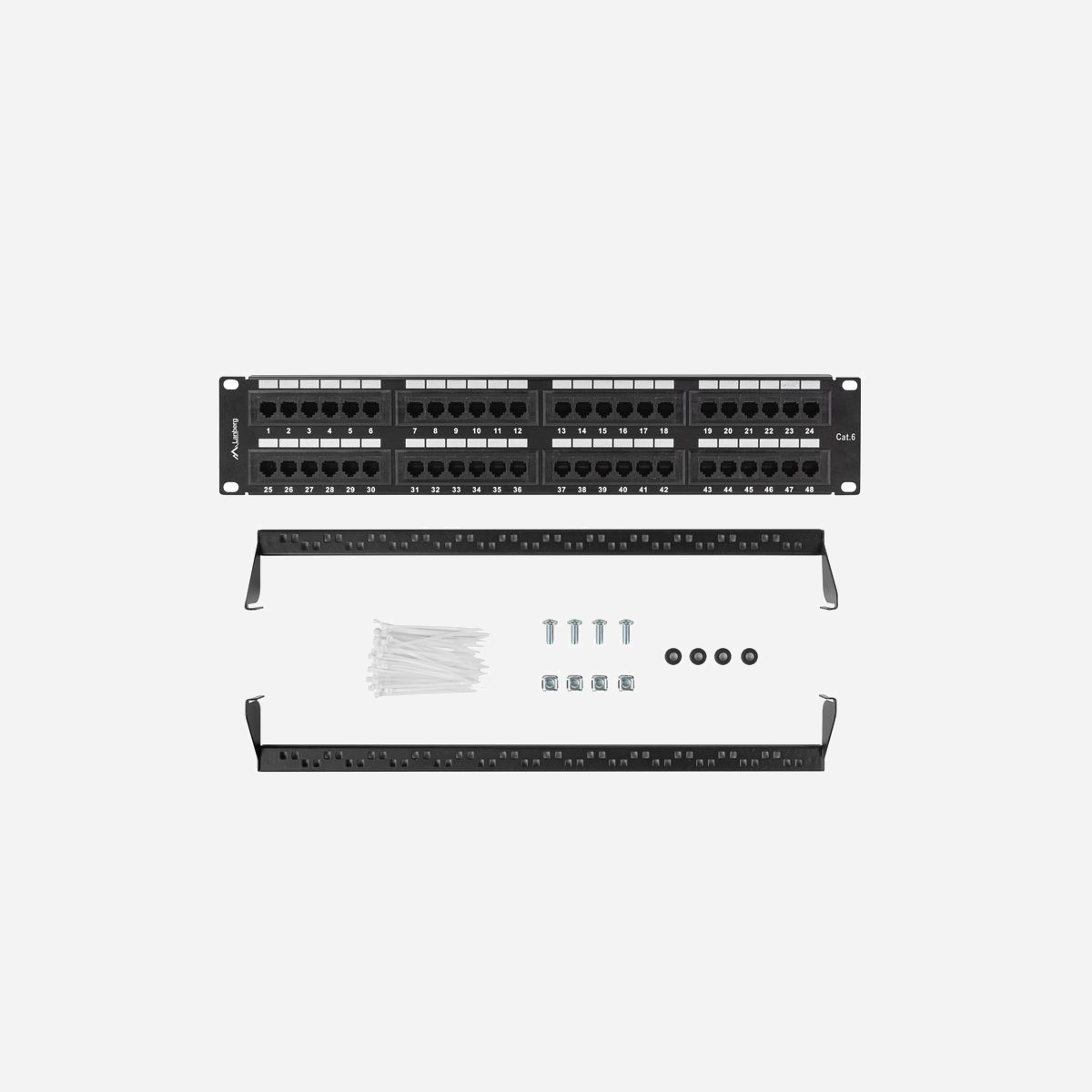 Lanberg PPU6-2048-B - Accessoire de racks - Référence PPU6-2048-B - Usage en environnement rack informatique professionnel. - Lanberg PPU6-2048-B