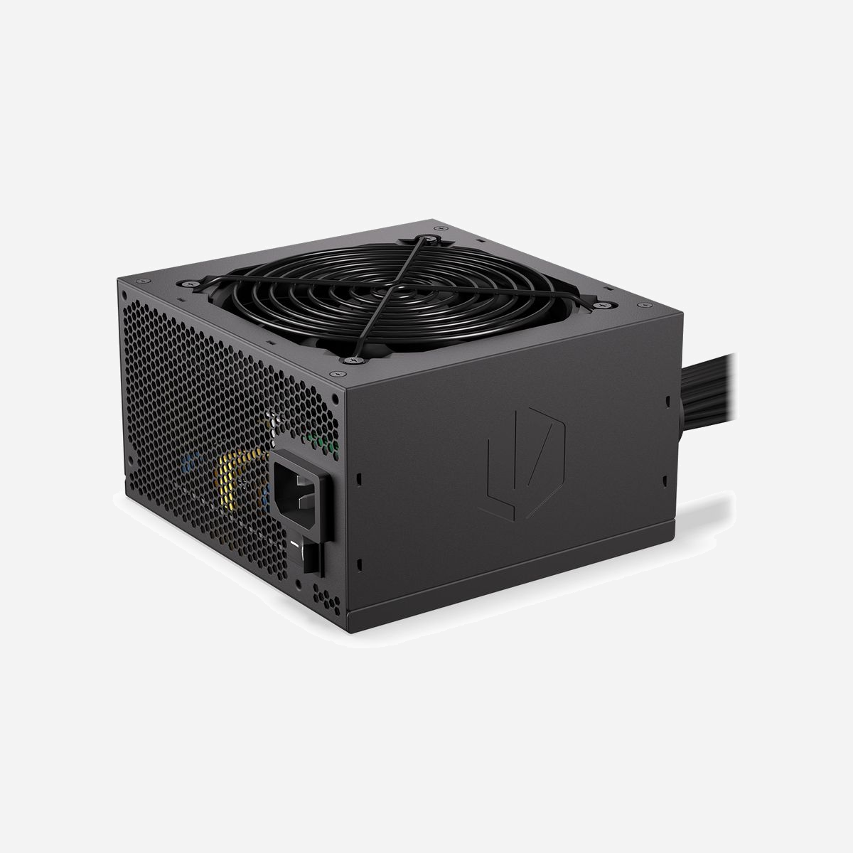 ENDORFY Vero L5 Bronze 700W - Alimentation ATX 24-pin, 200-240V, 80 PLUS Bronze, Ventilateur 12cm, Protection OVP/UVP/OPP/SCP, 5x SATA - ENDORFY Vero L5 Bronze. Puissance totale: 700 W, Tension d'entrée AC: 200 - 240 V, Fréquence d'entrée AC: 50 Hz. Connecteur de la carte mère: 24-pin ATX, Longueur de câble d'alimentation de carte-mère: 57 cm, Longueur du câble d'alimentation SATA: 500 mm. Utilité: PC, Facteur de forme de l'unité d'alimentation: ATX, Certification 80 PLUS: 80 PLUS Bronze. Couleur du produit: Noir, Type de refroidissement: Actif, Diamètre du ventilateur: 12 cm. Câbles inclus: Secteur