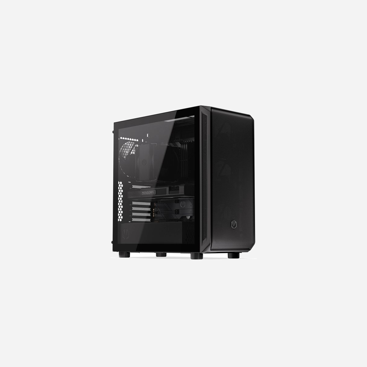 ENDORFY Arx 700 Air Full Tower Noir - Boîtier PC ATX/micro ATX/Mini-ITX, 3x140mm avant, 1x140mm arrière & haut, baie 3.5"/6x2.5", USB Type-C - ENDORFY Arx 700 Air. Format: Full Tower, Type: PC, Couleur du produit: Noir. Ventilateurs installés avant: 3x 140 mm, Ventilateurs arrières installés: 1x 140 mm, Ventailateurs supérieurs installés: 1x 140 mm. Tailles de disques durs supportées: 2.5,3.5", Facteur de forme SSD: 2.5". Largeur: 228 mm, Profondeur: 472 mm, Hauteur: 486 mm. Largeur du colis: 290 mm, Profondeur du colis: 540 mm, Hauteur du colis: 528 mm