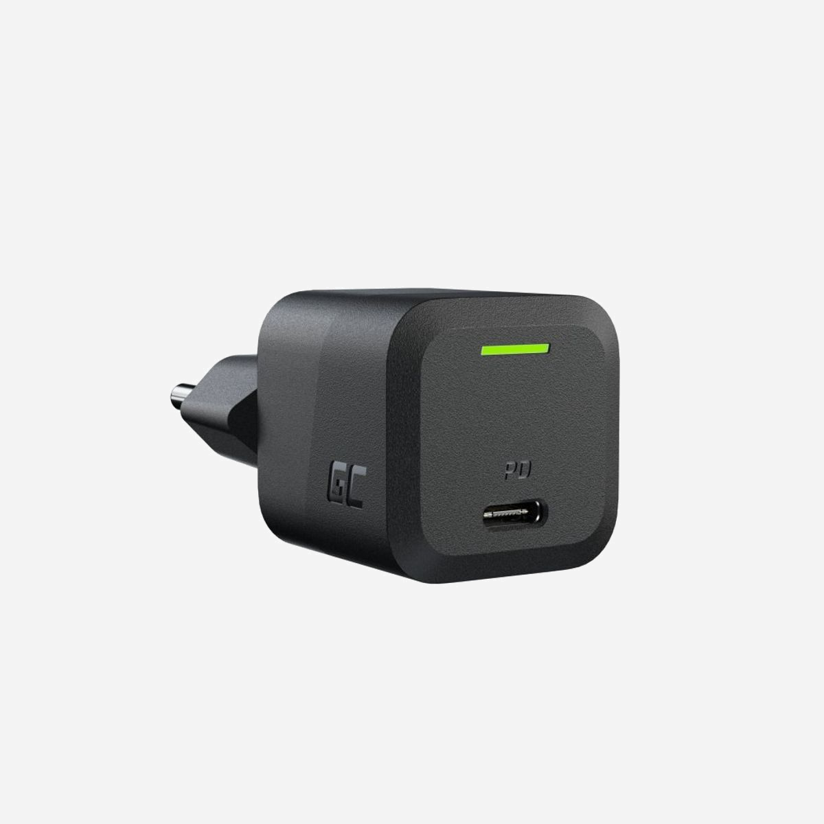 Green Cell CHARGC06 : Chargeur Secteur Universel 33W, USB-C Power Delivery & Quick Charge 3.0, GaN, Protections Surtension/Surchauffe, Noir - Green Cell CHARGC06. Type de chargeur: Intérieure, Type de source d'alimentation: Secteur, Compatibilité de chargeur: Universel. Tension d'entrée: 100 - 240 V. Quantité de ports USB de type C: 1, Charge rapide, Dispositifs de protection électrique: Surtension, Surchauffe. Couleur du produit: Noir
