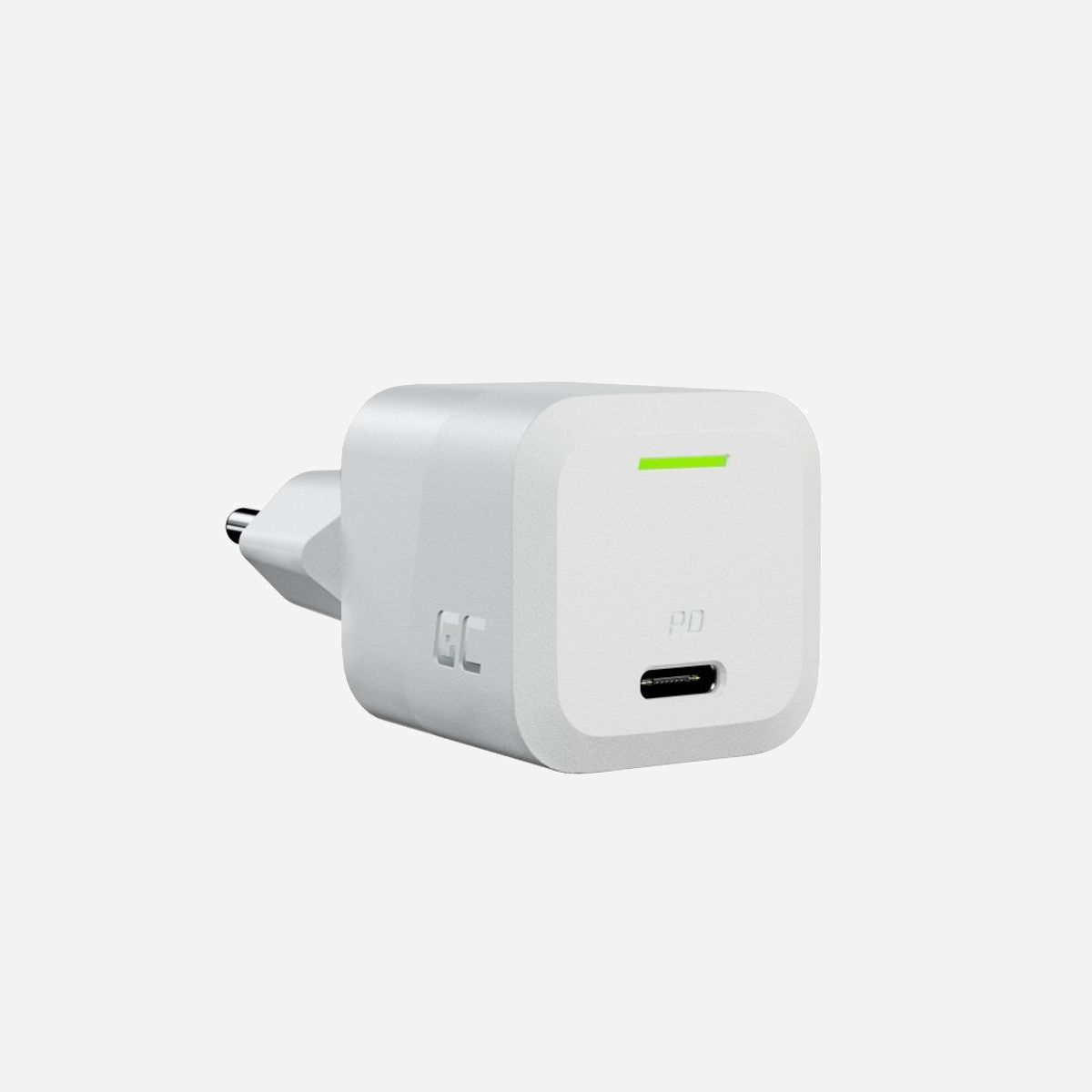 Green Cell CHARGC06W Chargeur Secteur Universel 33W USB-C Power Delivery/Quick Charge 3.0/Ultra Charge GaN, Protections Surtension/Surchauffe, Blanc - Green Cell CHARGC06W. Type de chargeur: Intérieure, Type de source d'alimentation: Secteur, Compatibilité de chargeur: Universel. Tension d'entrée: 100 - 240 V. Quantité de ports USB de type C: 1, Charge rapide, Dispositifs de protection électrique: Surtension, Surchauffe. Couleur du produit: Blanc