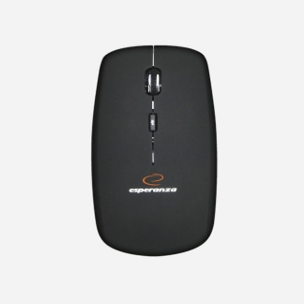 Souris Bureau Esperanza EM120K RF sans fil Optique 1600 DPI, 4 boutons programmables, molette, 2.4 GHz, portée 10m, Noir/Argent - Esperanza EM120K. Technologie de détecteur de mouvement: Optique, Interface de l'appareil: RF sans fil, Résolution en mouvement: 1600 DPI, Type de boutons: Boutons poussoirs, Quantité de boutons programmables: 4, Type Scroll: Roue. Couleur du produit: Noir, Argent